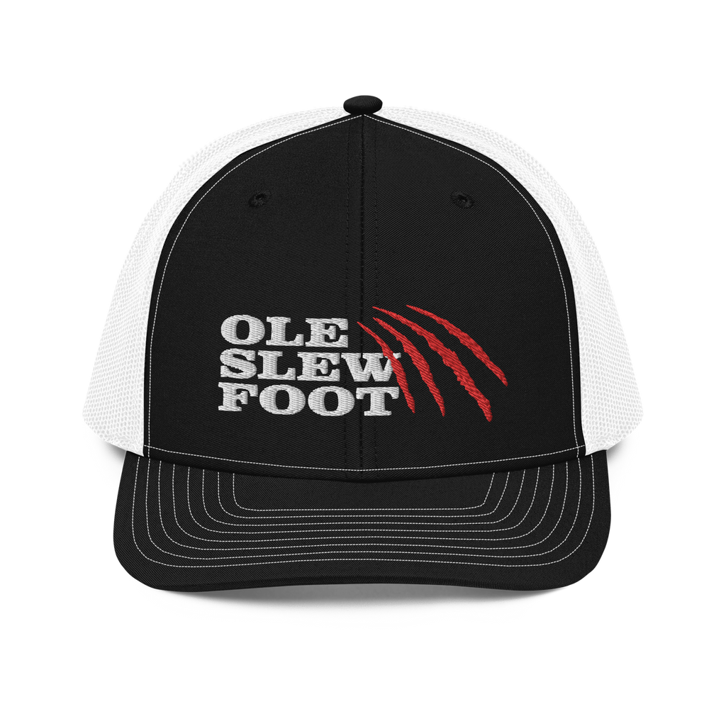 Ole Slew Foot Flat Embroidery | Snapback Trucker Cap | Richardson 112