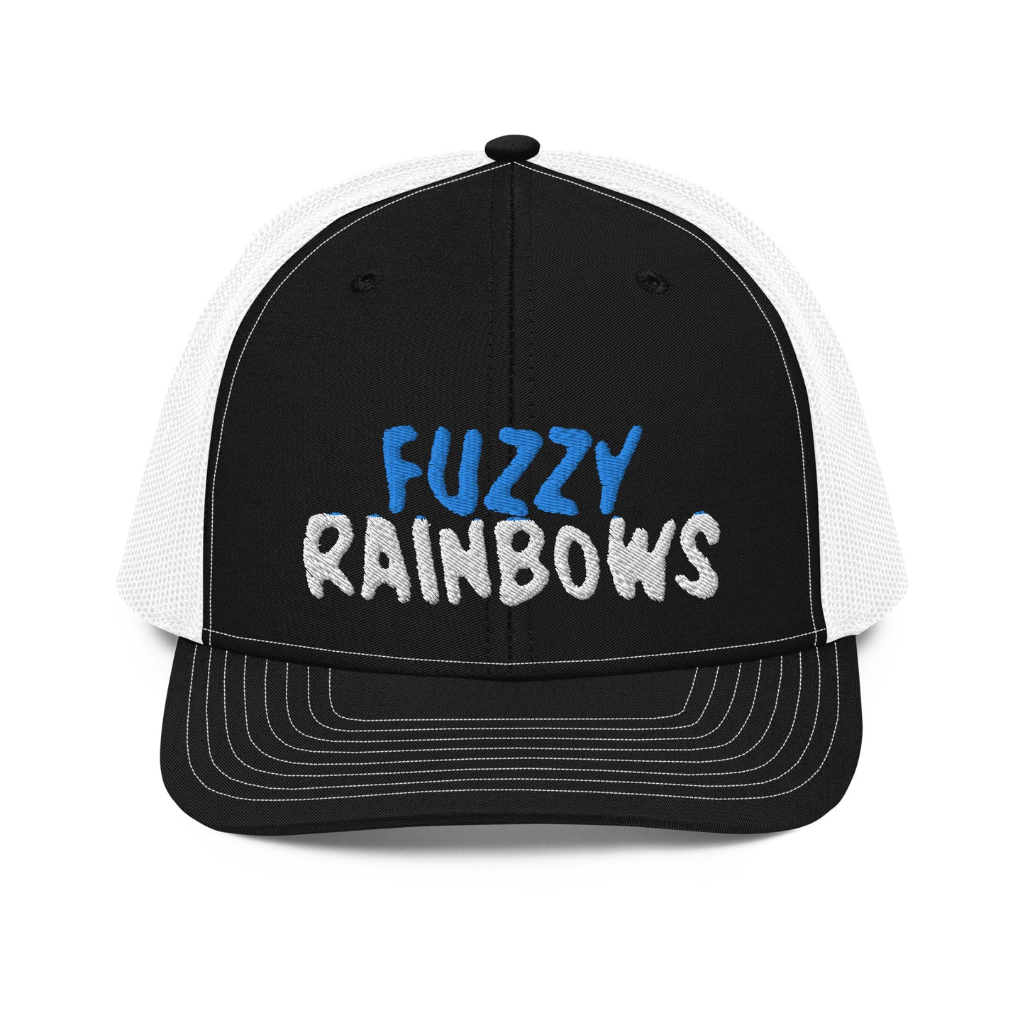 Fuzzy Rainbows Flat Embroidery | Snapback Trucker Cap | Richardson 112