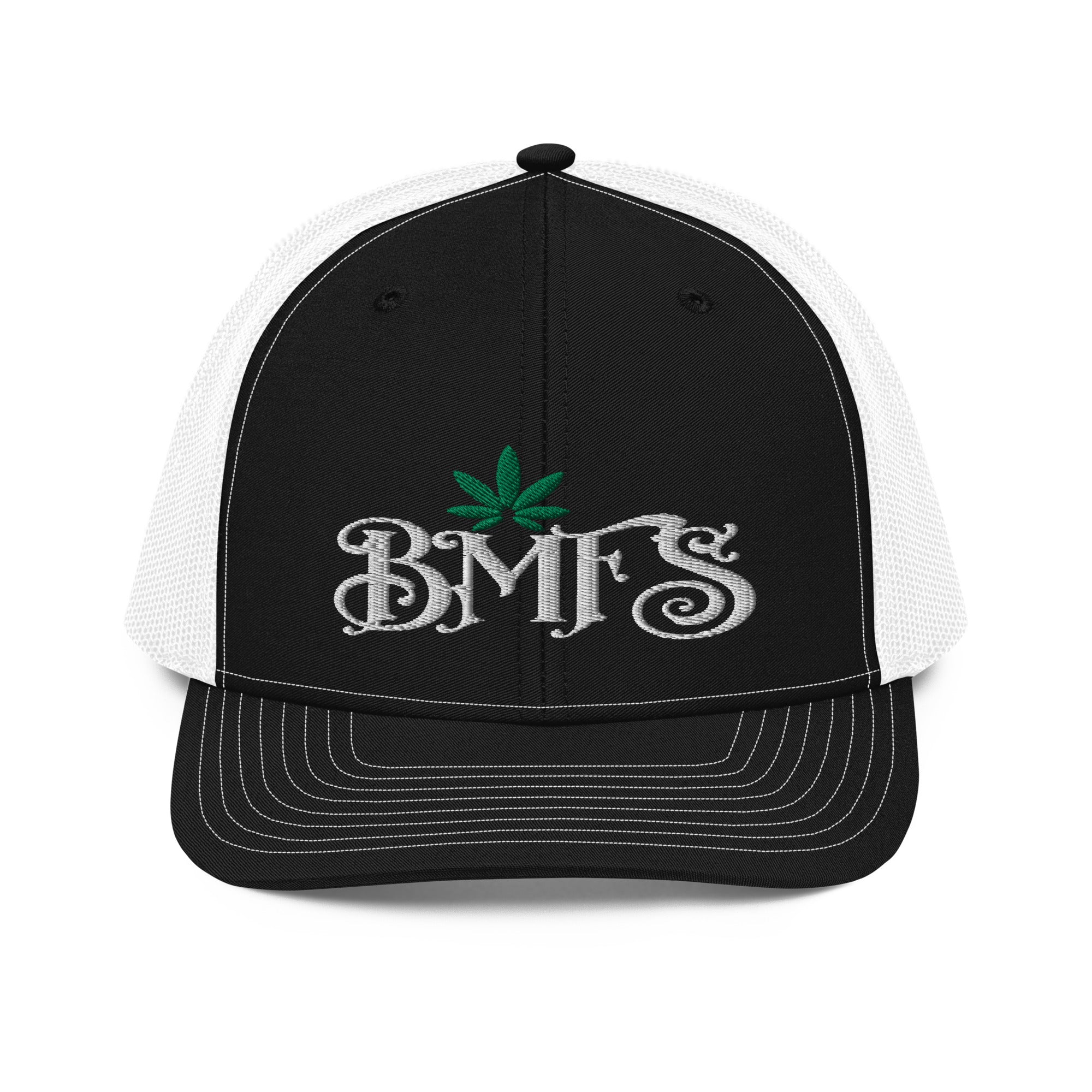 BMFS Pot Leaf | Snapback Trucker Cap | Richardson 112