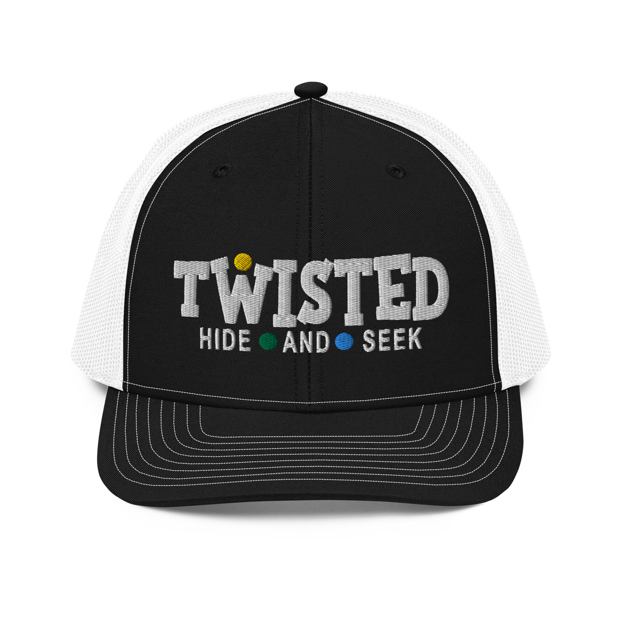 Twisted Hide And Seel | Snapback Trucker Cap | Richardson 112