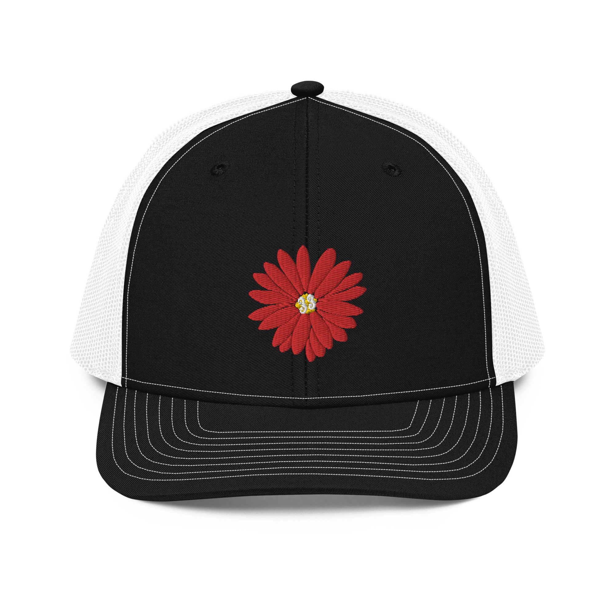 Red Daisy | Snapback Trucker Cap | Richardson 112
