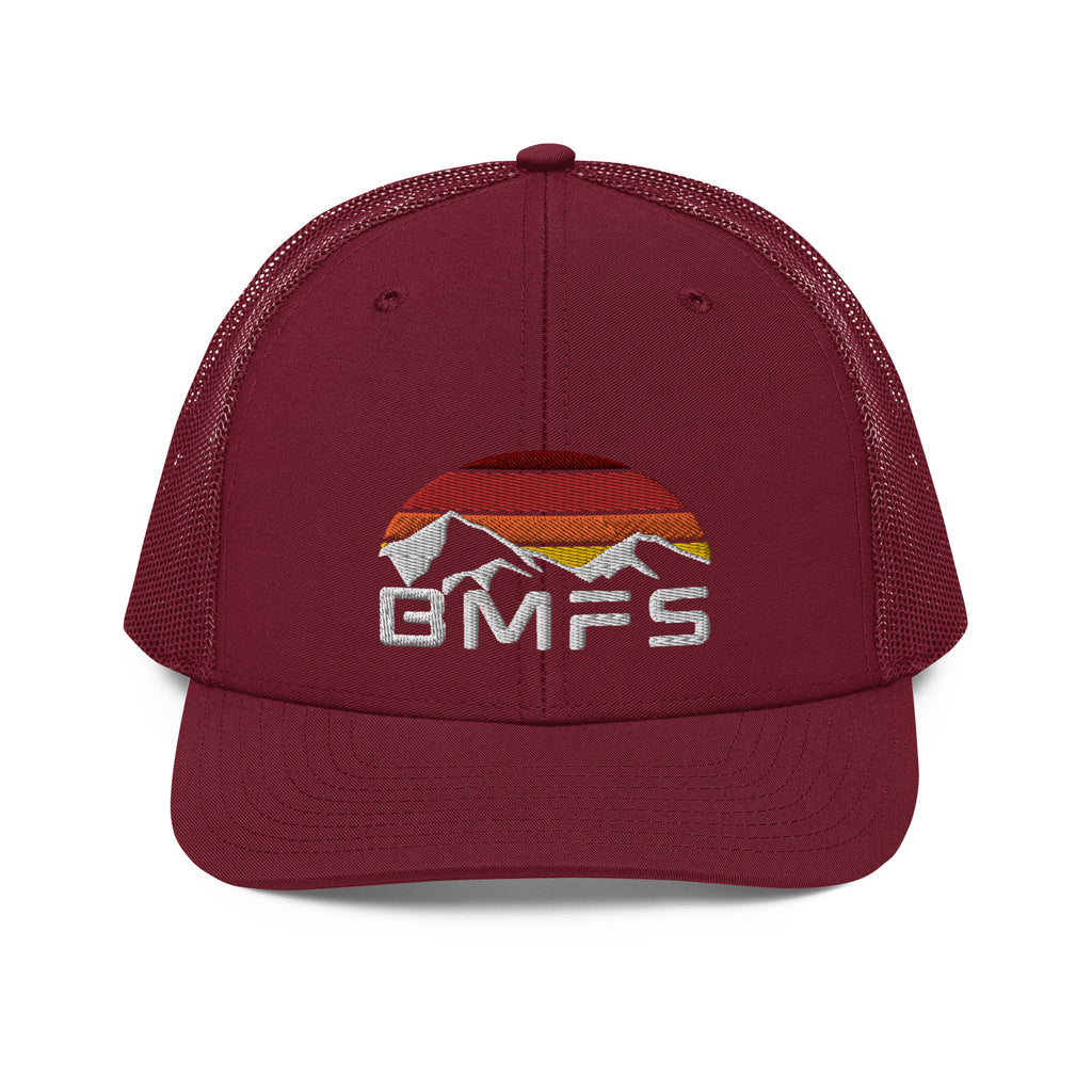 BMFS Mountains Flat Embroidery | Snapback Trucker Cap | Richardson 112