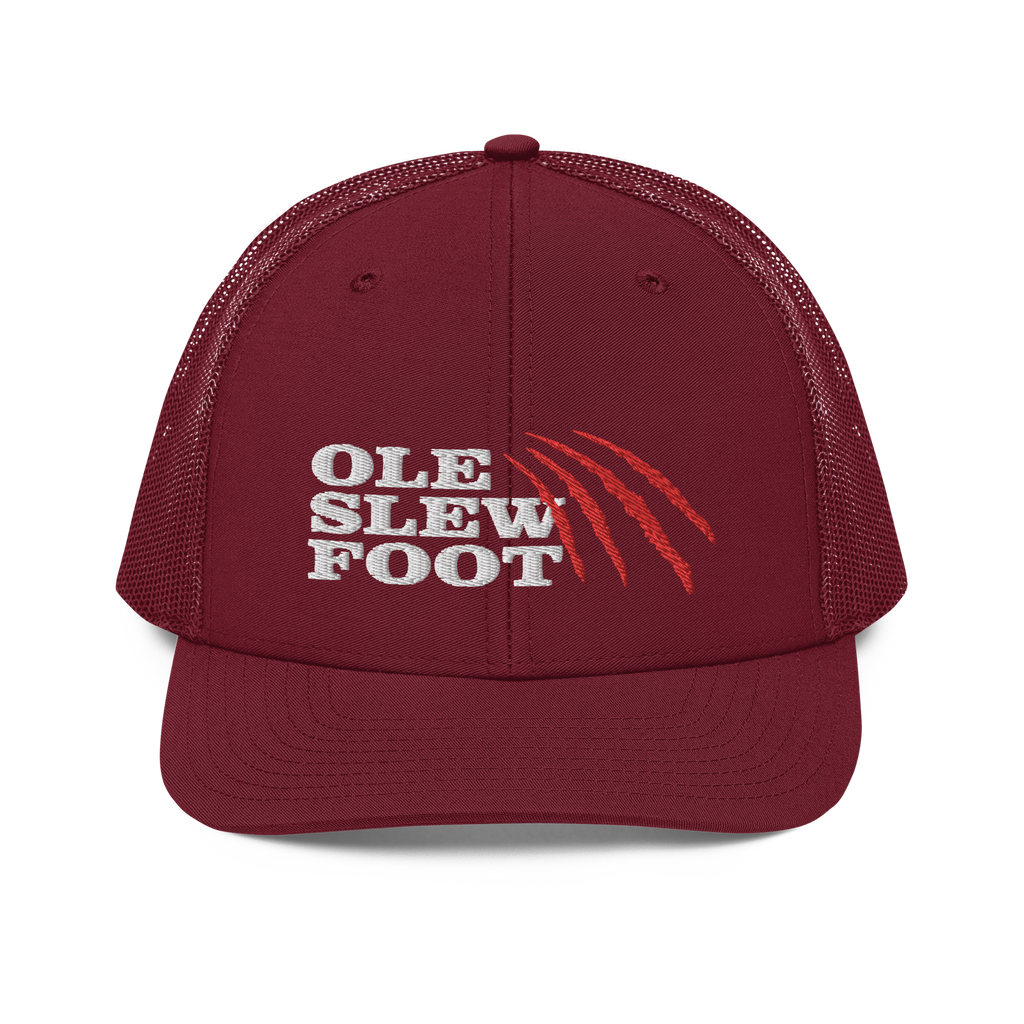 Ole Slew Foot Flat Embroidery | Snapback Trucker Cap | Richardson 112