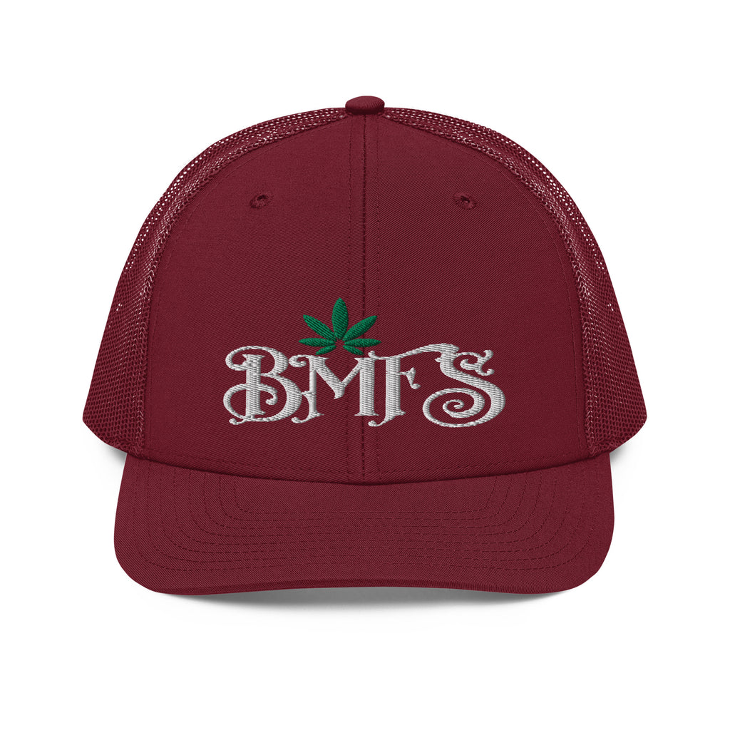 BMFS Pot Leaf | Snapback Trucker Cap | Richardson 112