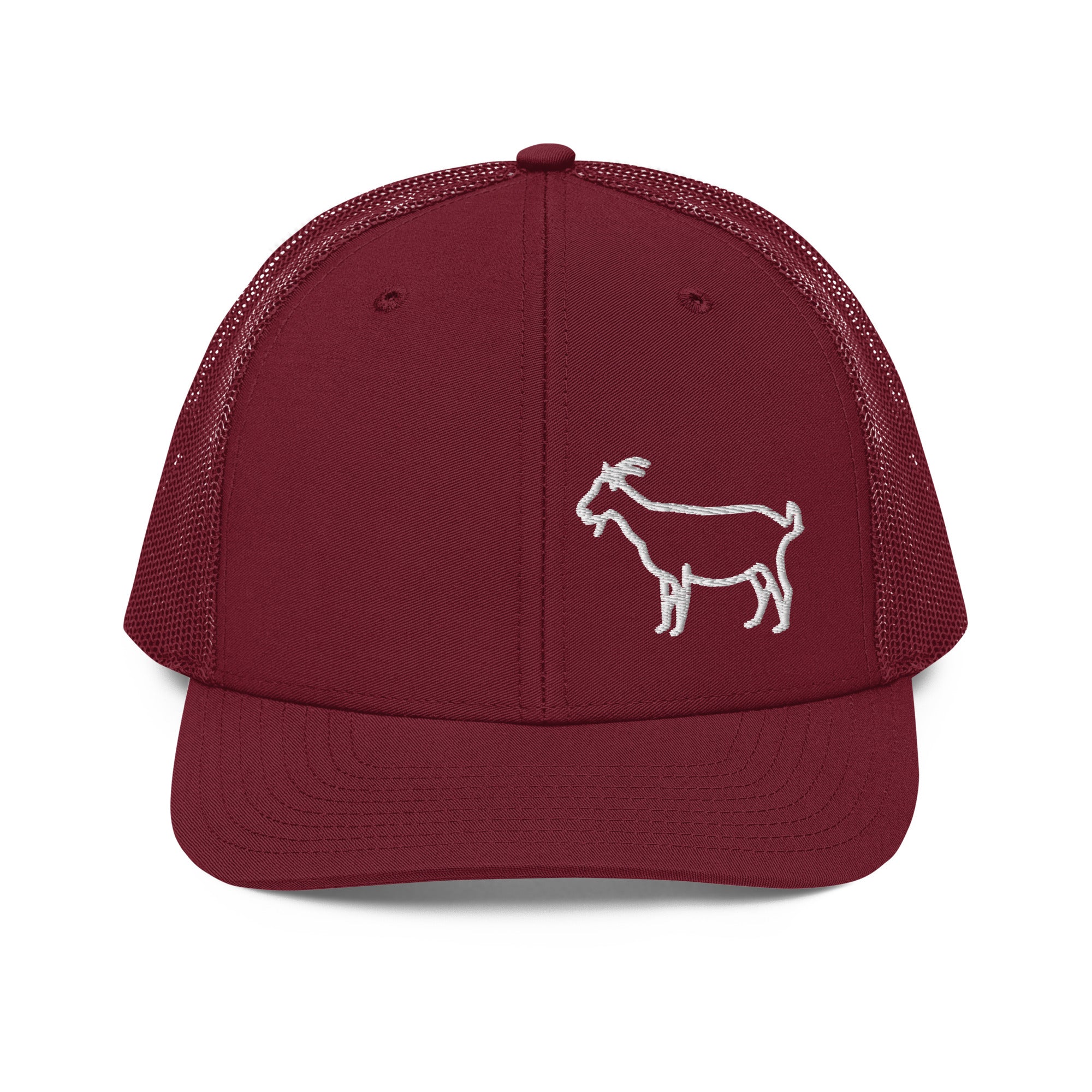 Goat Flat Embroidery | Snapback Trucker Cap | Richardson 112