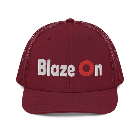 Blaze On Donut Embroidery 112 Snapback Cap