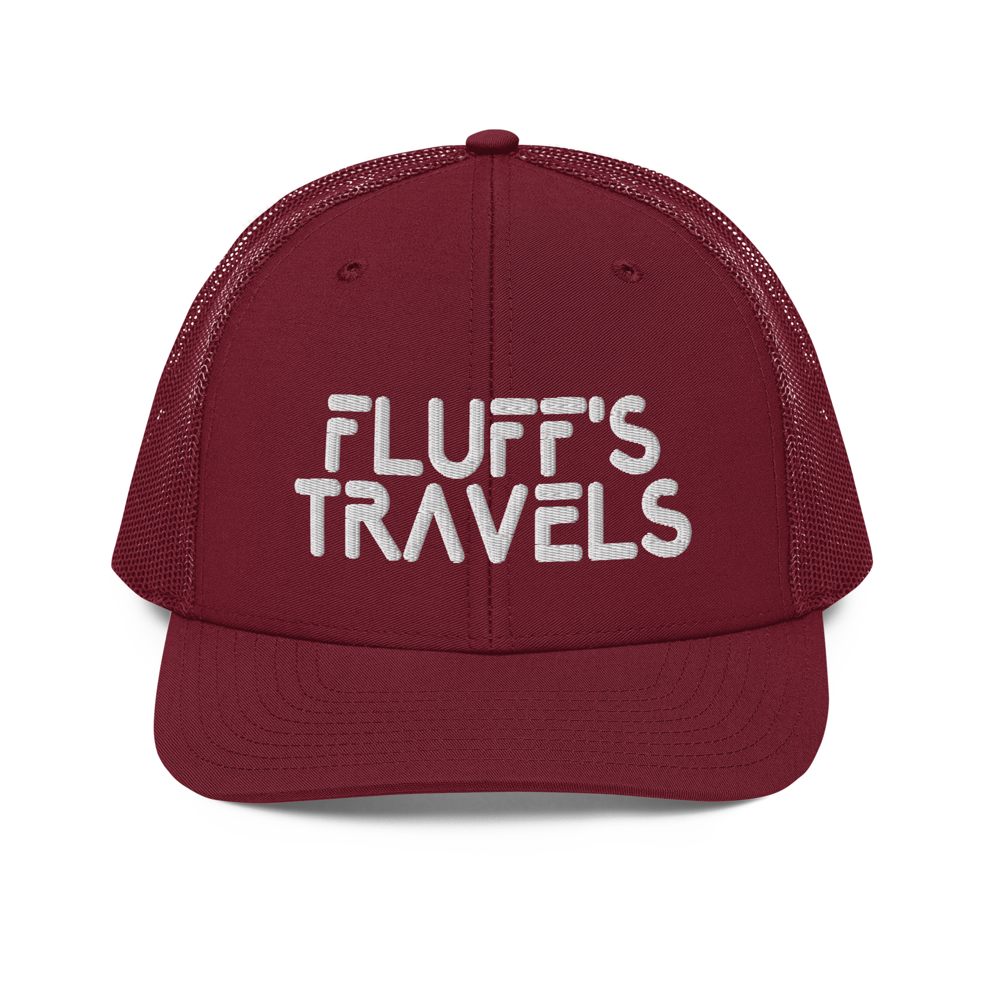 Fluffs Travels Embroidery 112 Snapback Cap