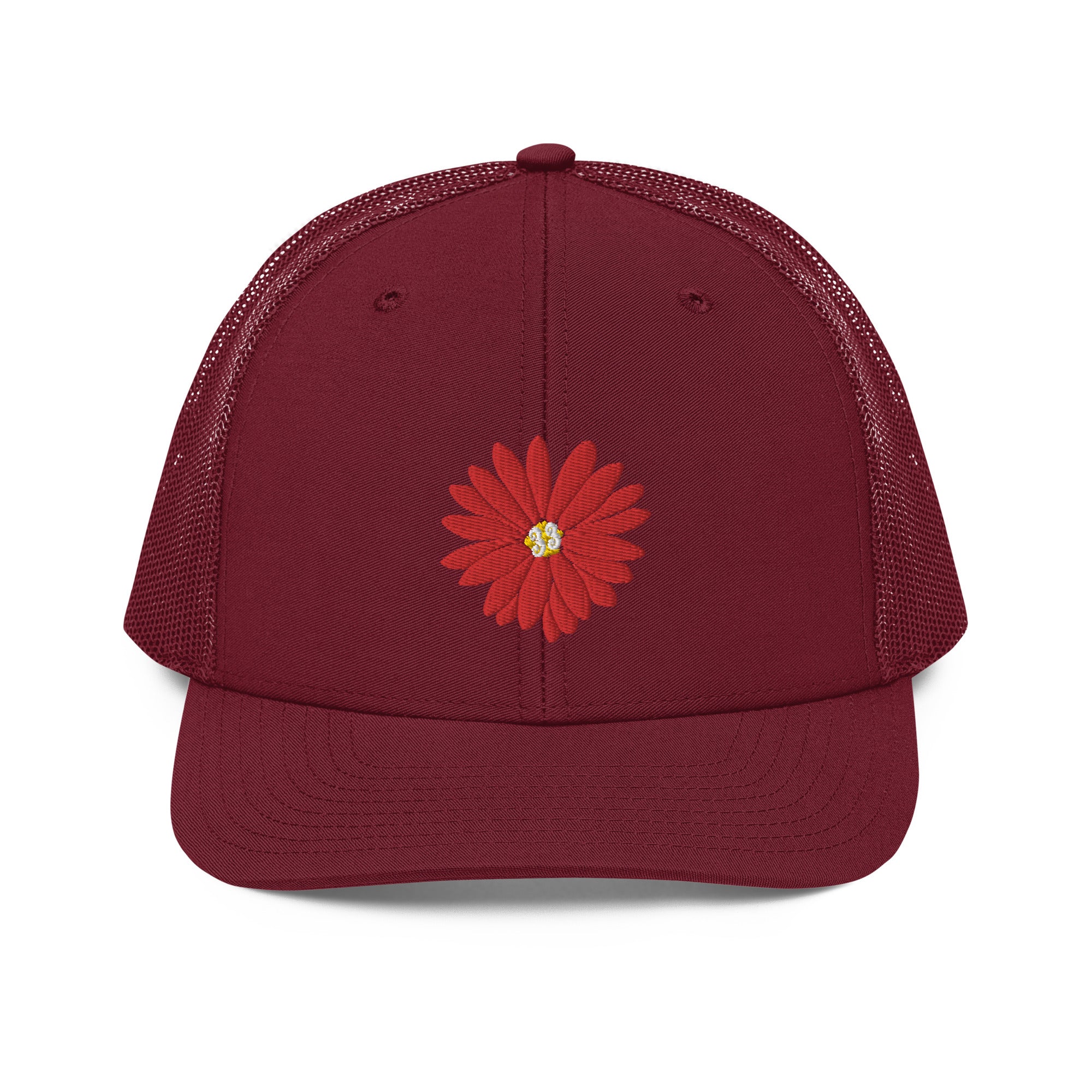 Red Daisy | Snapback Trucker Cap | Richardson 112