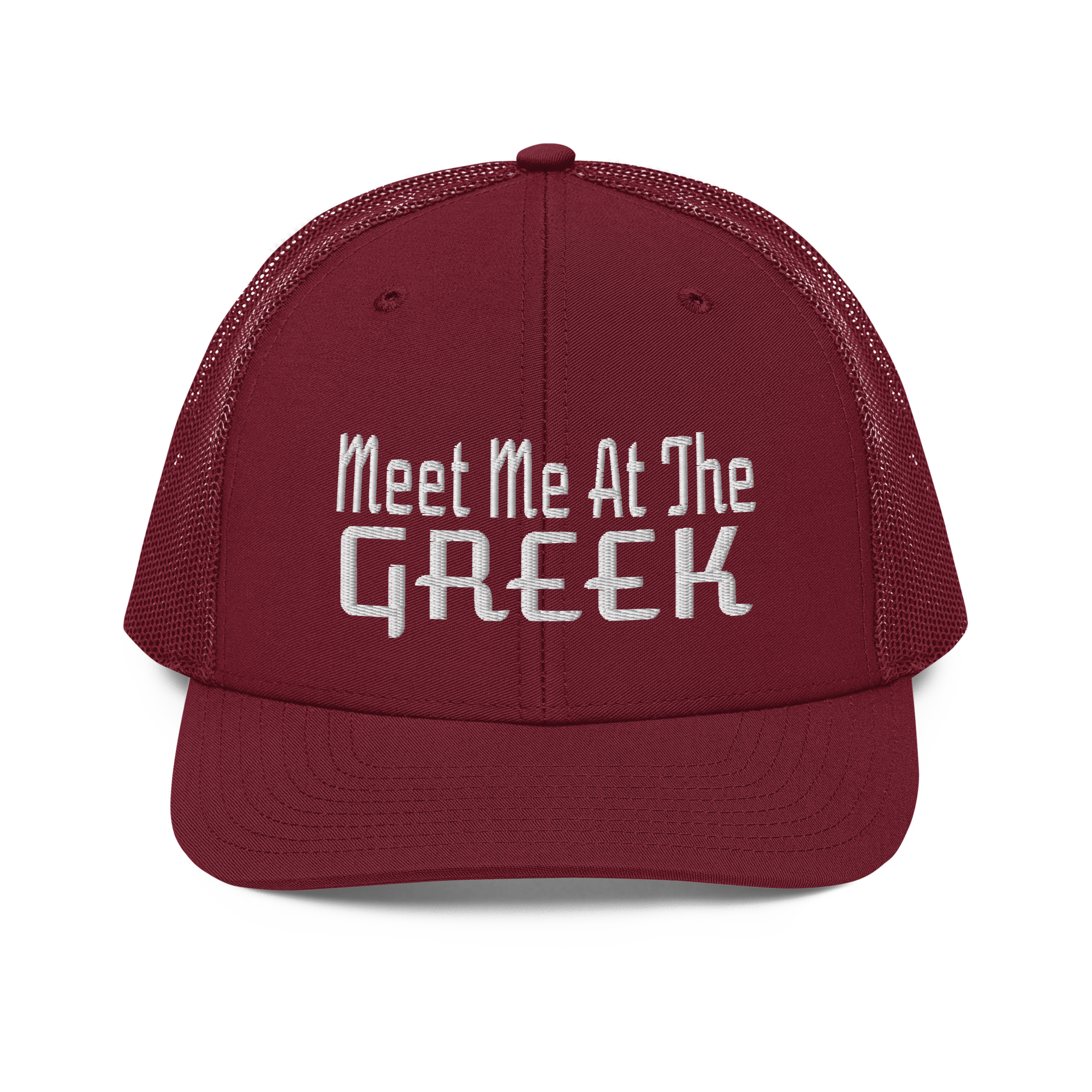 Meet Me At The Greek | Snapback Trucker Cap | Richardson 112