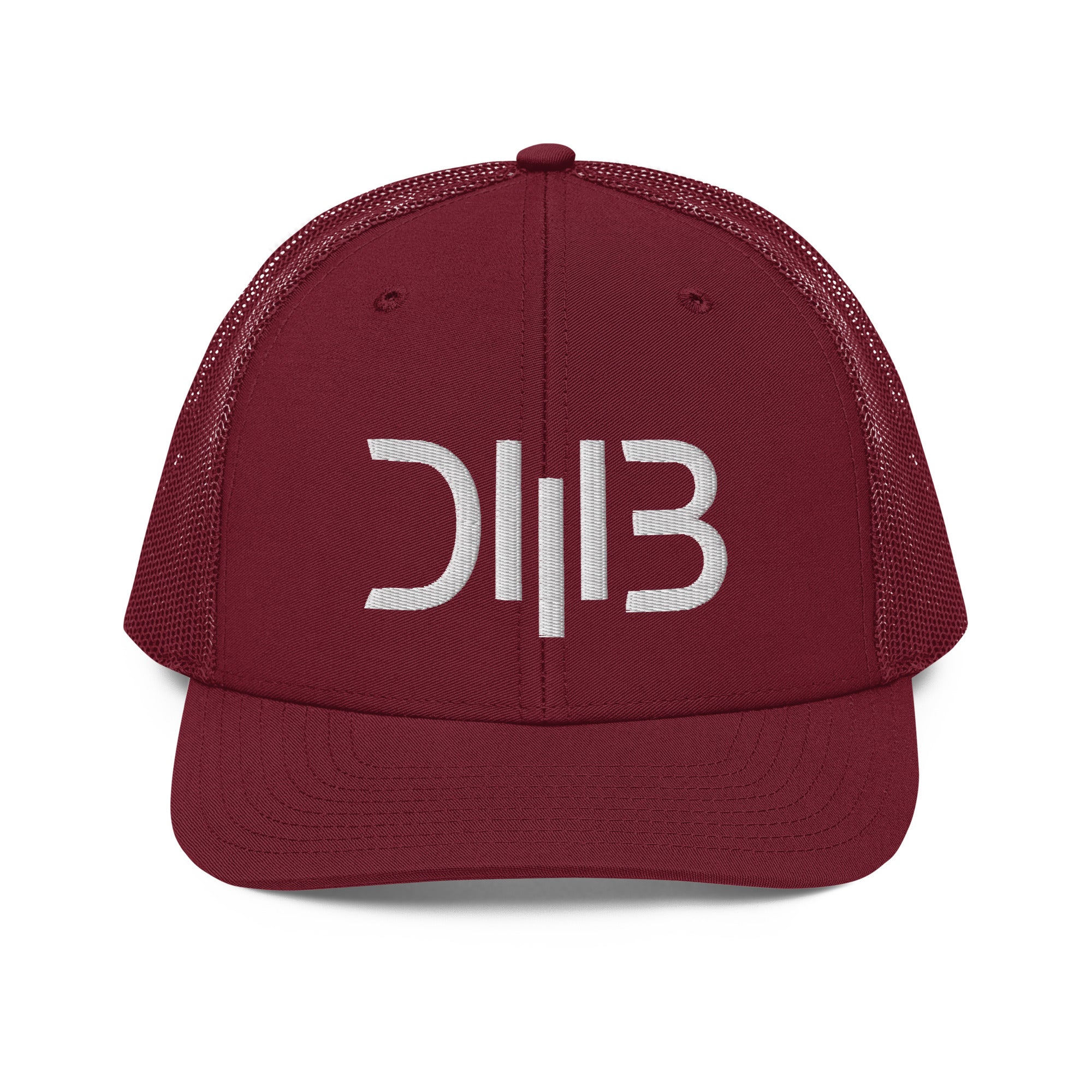 Cryptic Symbols Embroidery Trucker Cap | R112 | Dave Lot Art