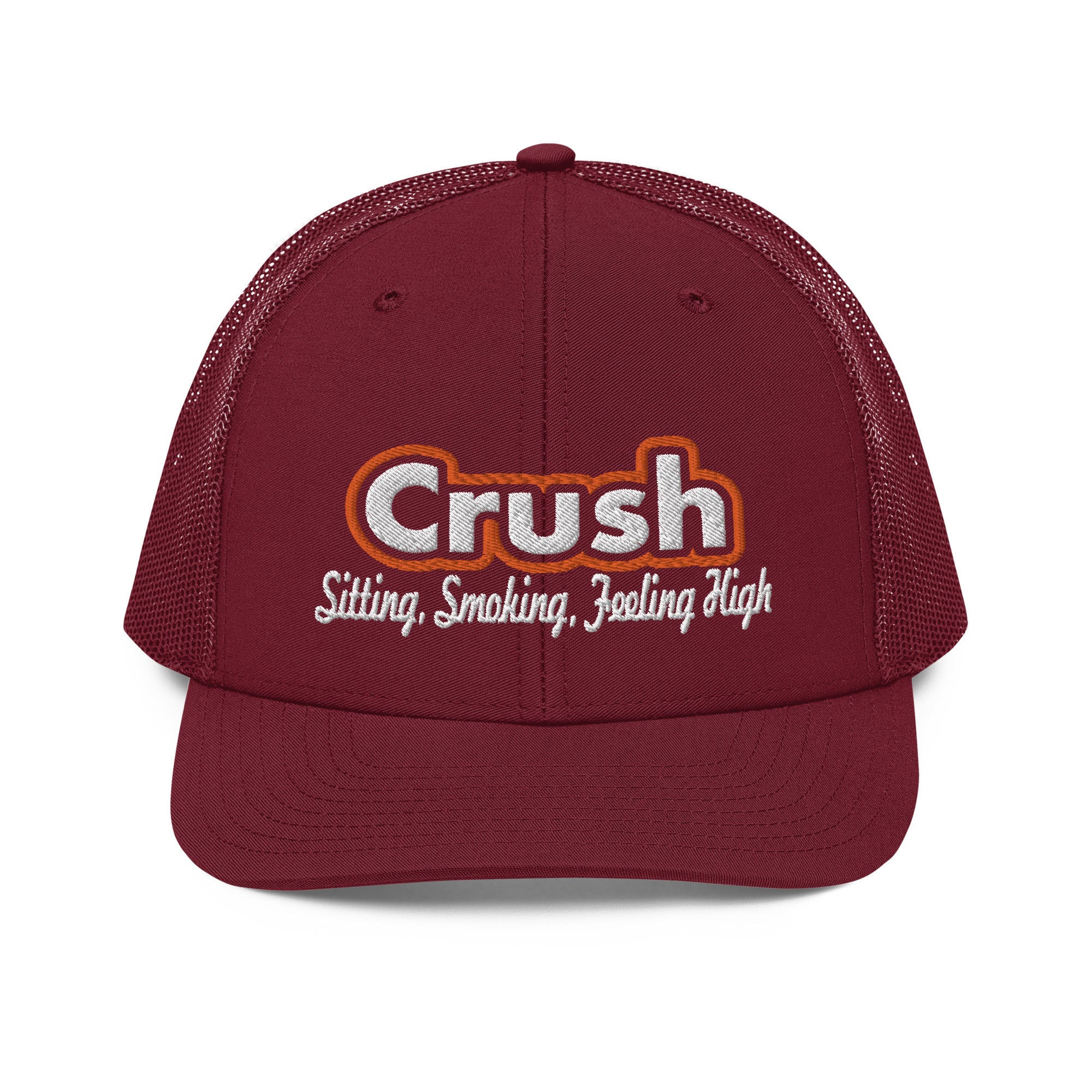 Crush Feeling High Embroidery Trucker Cap | R112 | Dave Lot