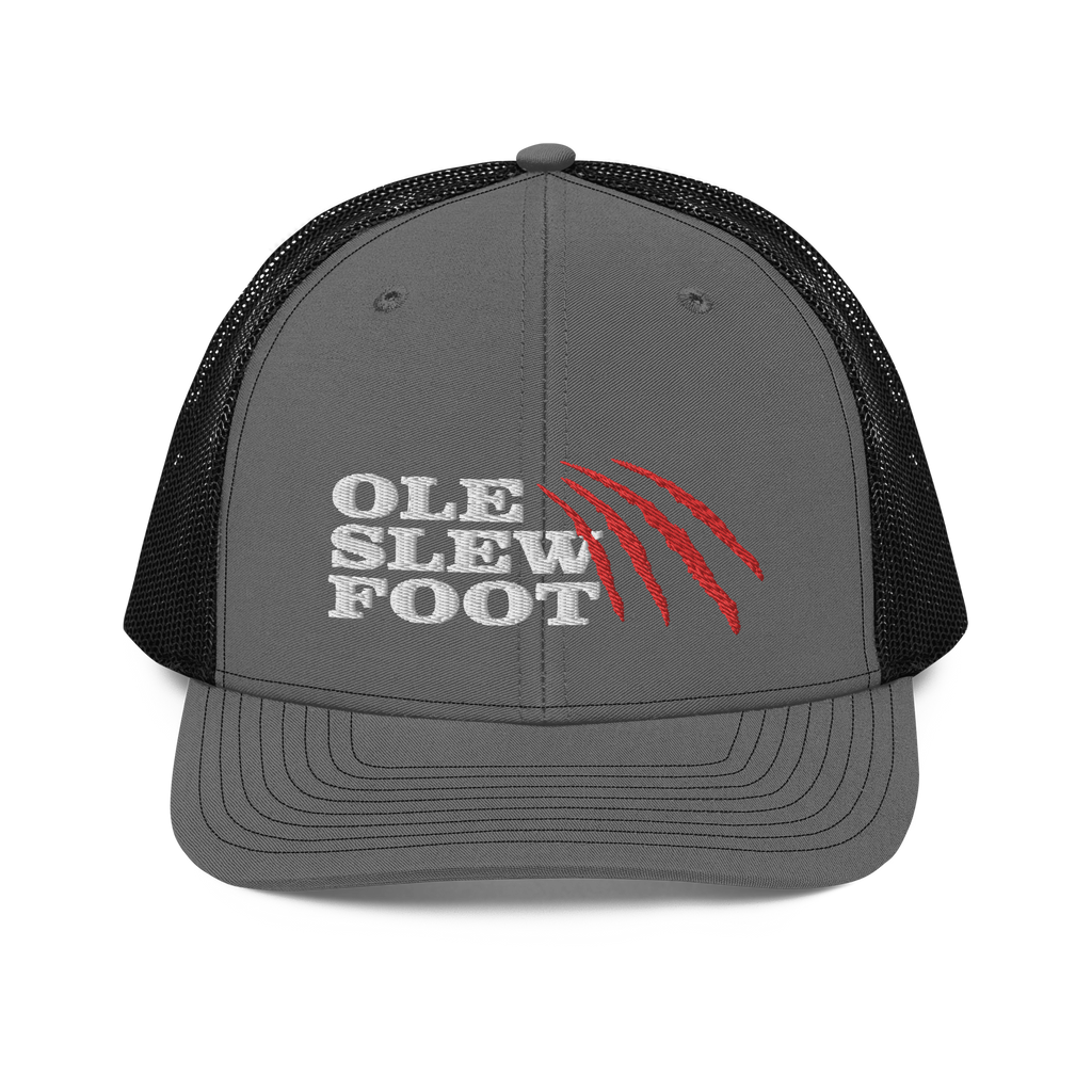 Ole Slew Foot Flat Embroidery | Snapback Trucker Cap | Richardson 112