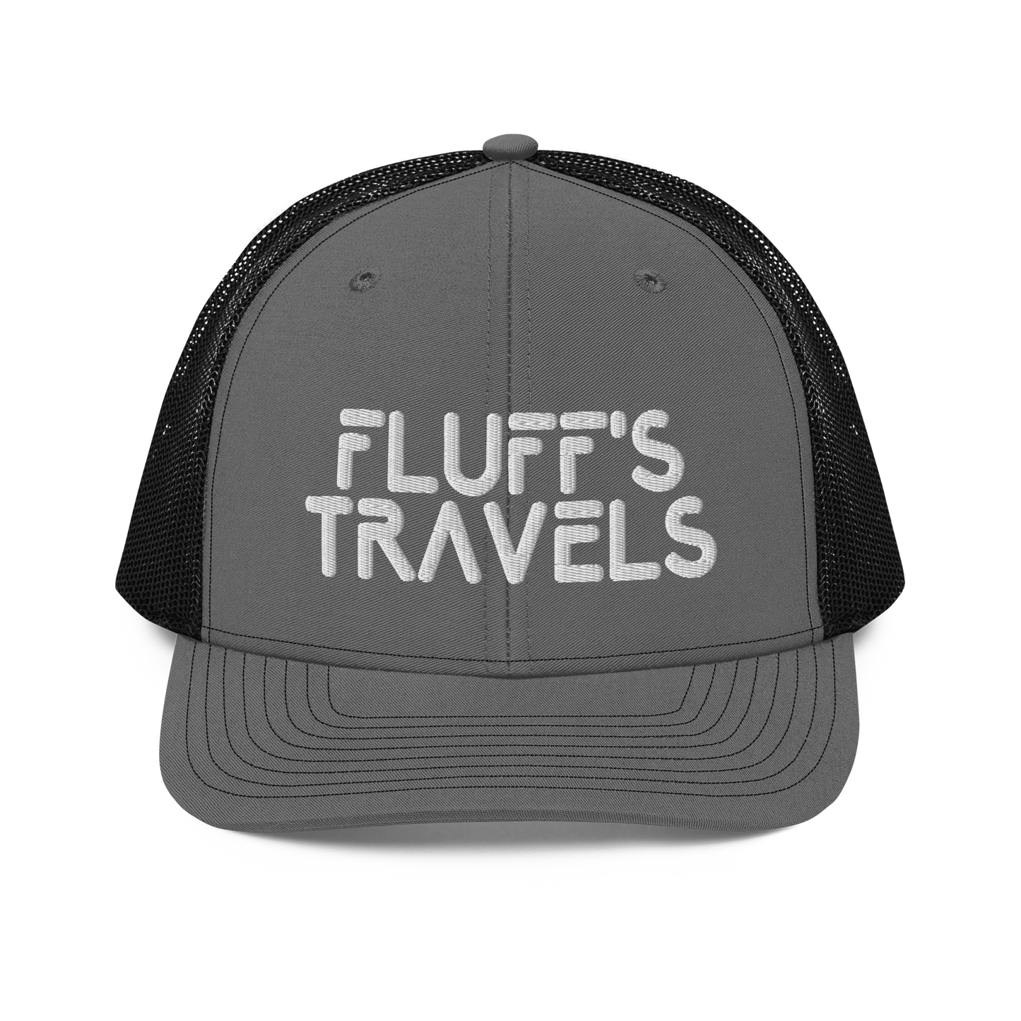 Fluffs Travels Embroidery 112 Snapback Cap