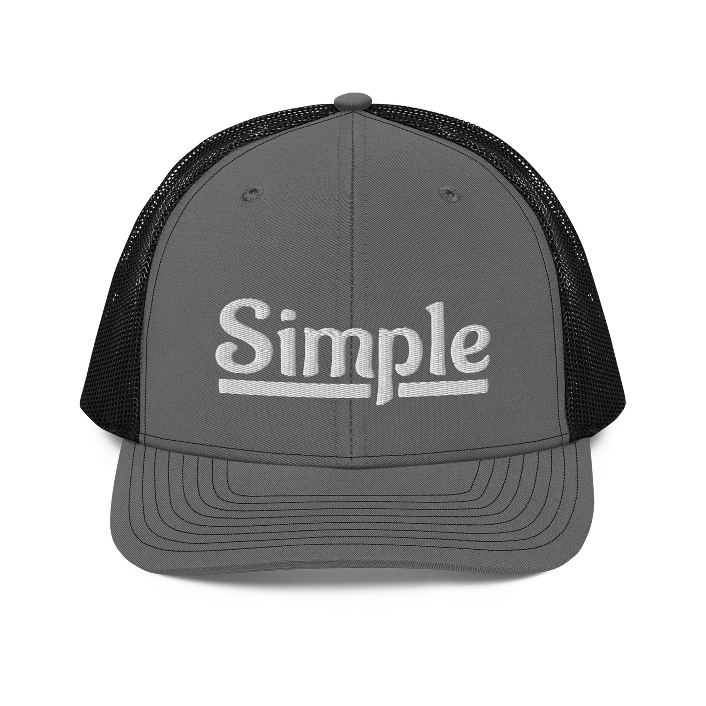 Simple Embroidery 112 Snapback Cap