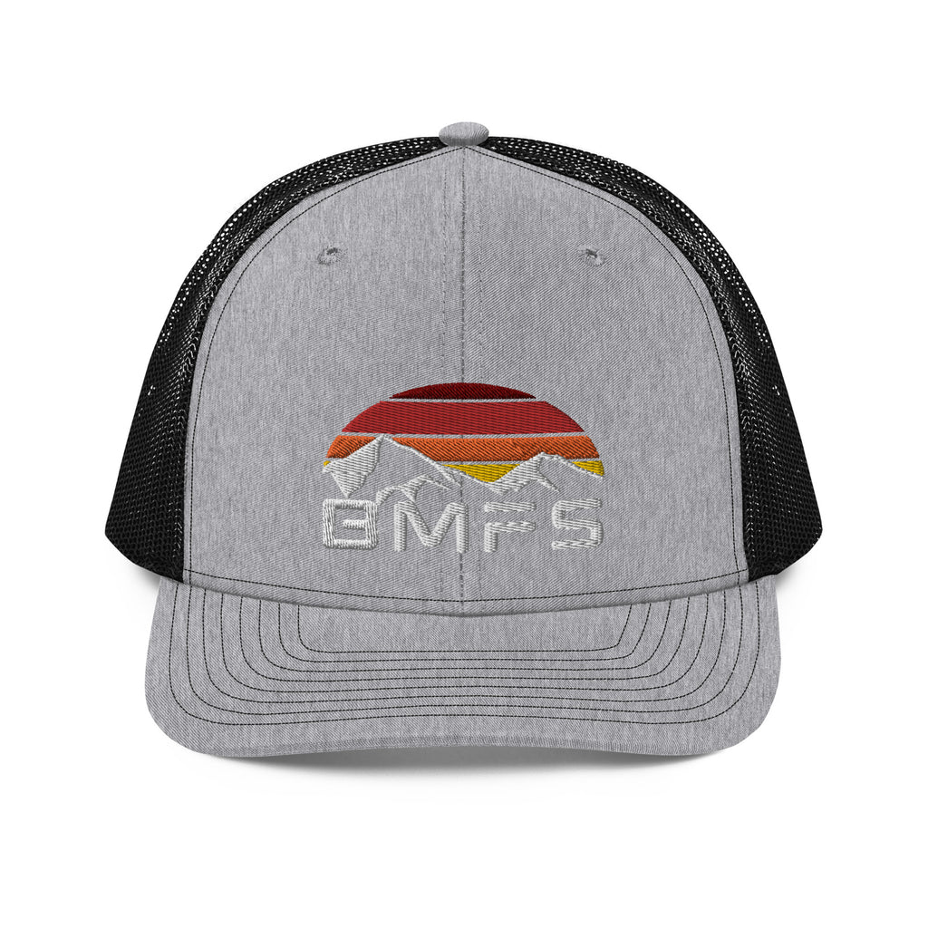 BMFS Mountains Flat Embroidery | Snapback Trucker Cap | Richardson 112
