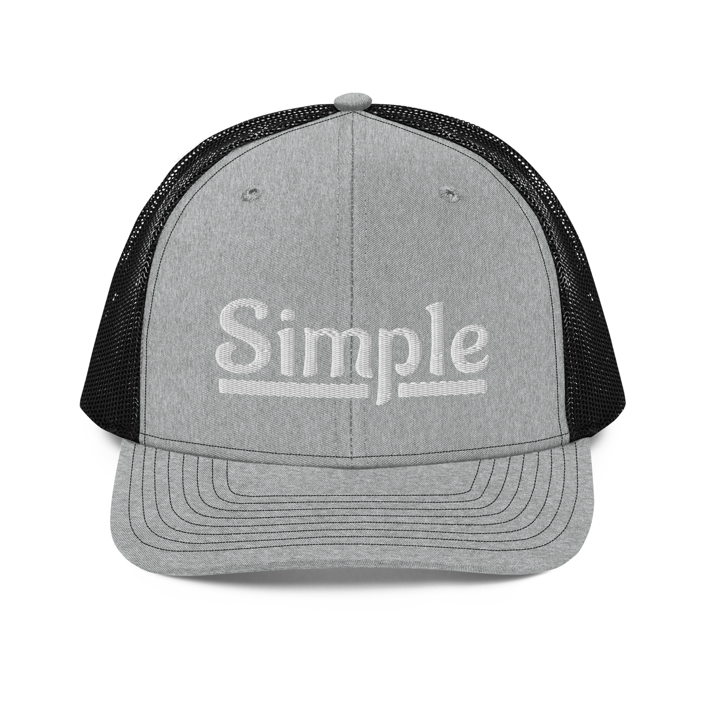 Simple Embroidery 112 Snapback Cap