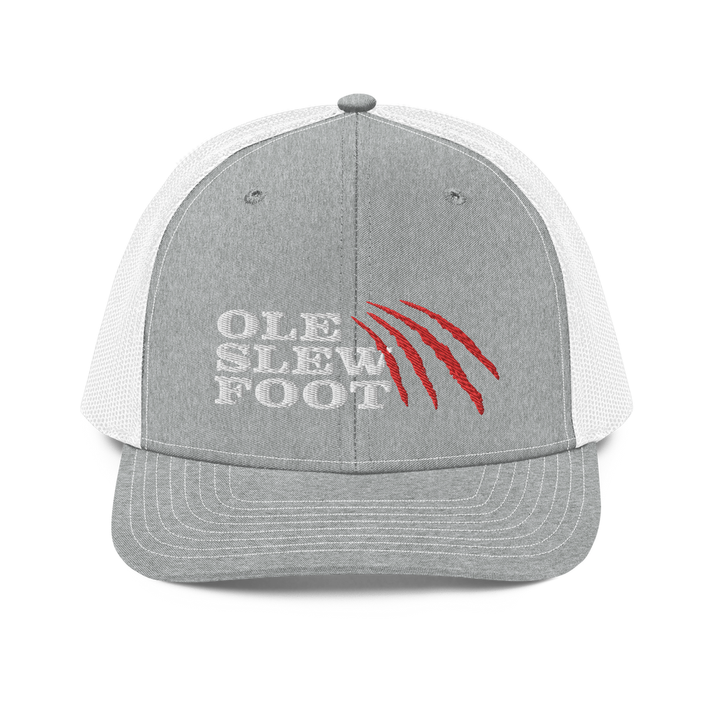 Ole Slew Foot Flat Embroidery | Snapback Trucker Cap | Richardson 112