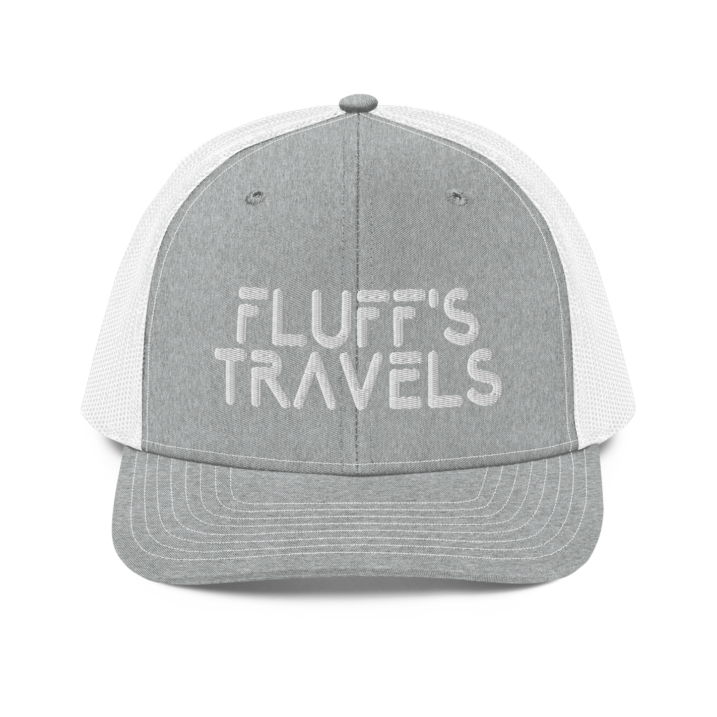Fluffs Travels Embroidery 112 Snapback Cap