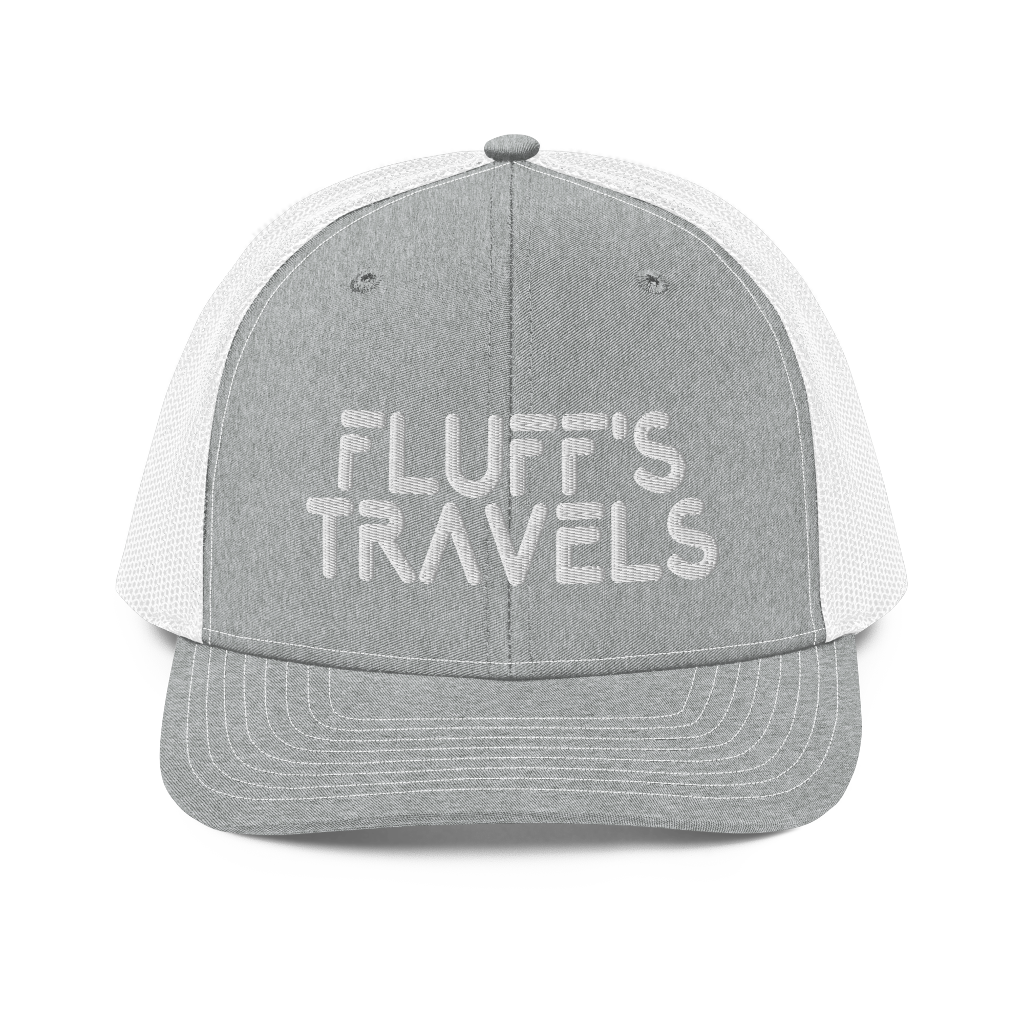 Fluffs Travels Embroidery 112 Snapback Cap