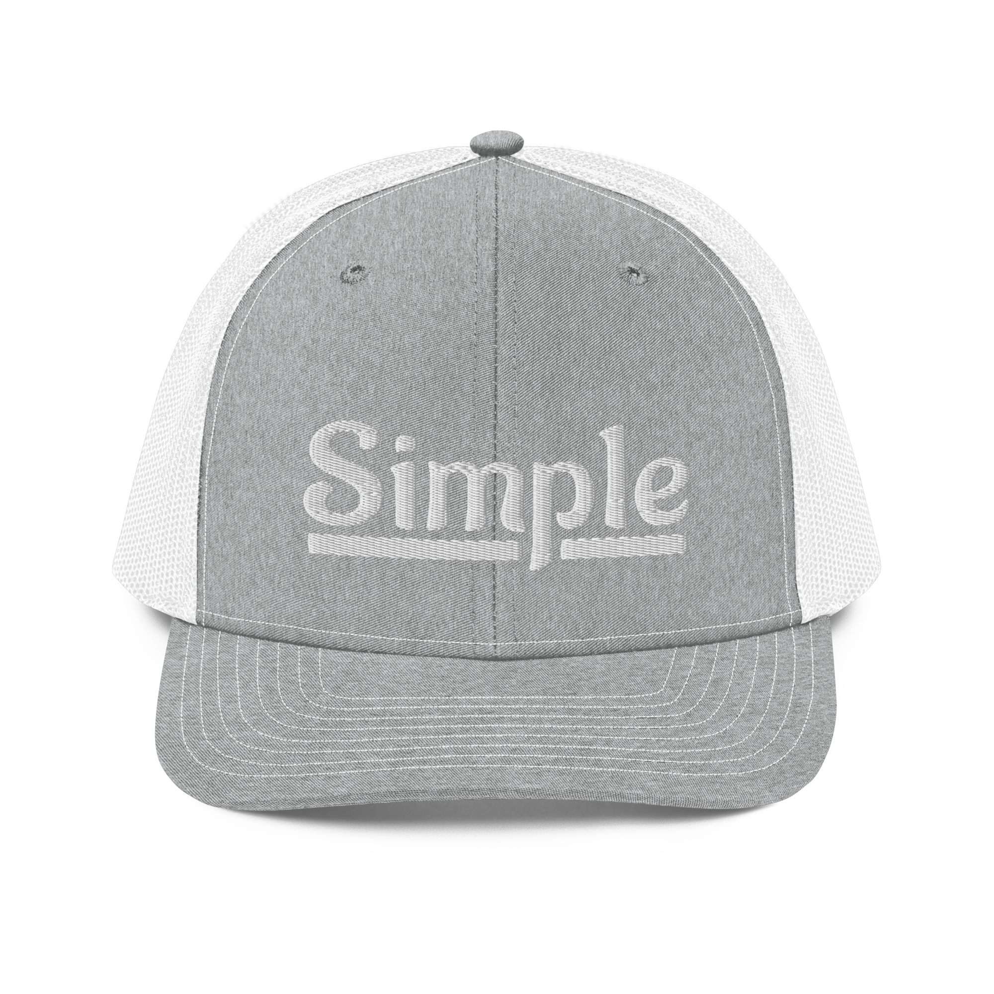 Simple Embroidery 112 Snapback Cap