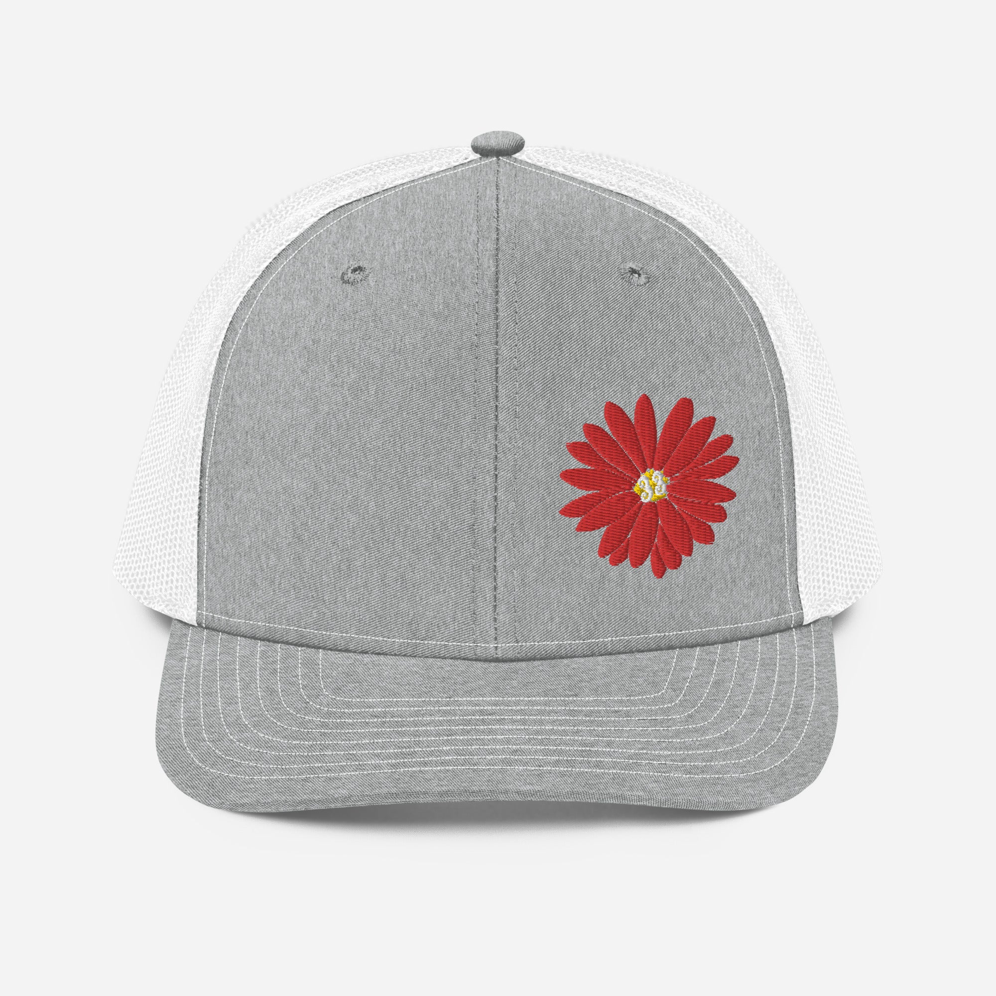 Red Daisy Offset | Snapback Trucker Cap | Richardson 112