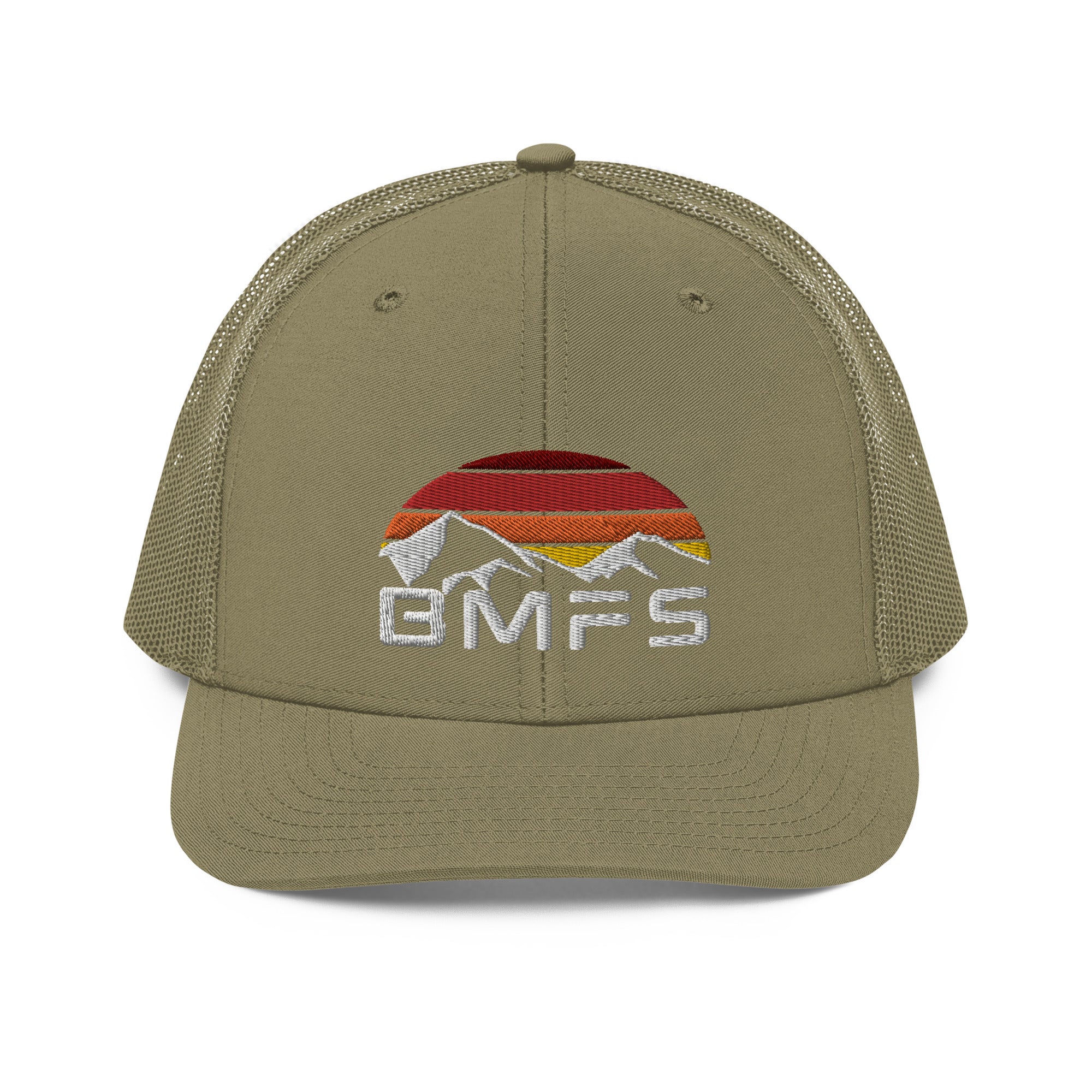 BMFS Mountains Flat Embroidery | Snapback Trucker Cap | Richardson 112
