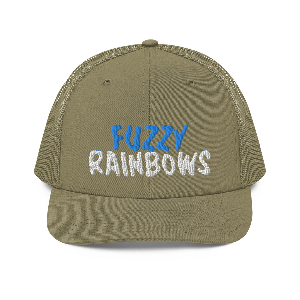 Fuzzy Rainbows Flat Embroidery | Snapback Trucker Cap | Richardson 112