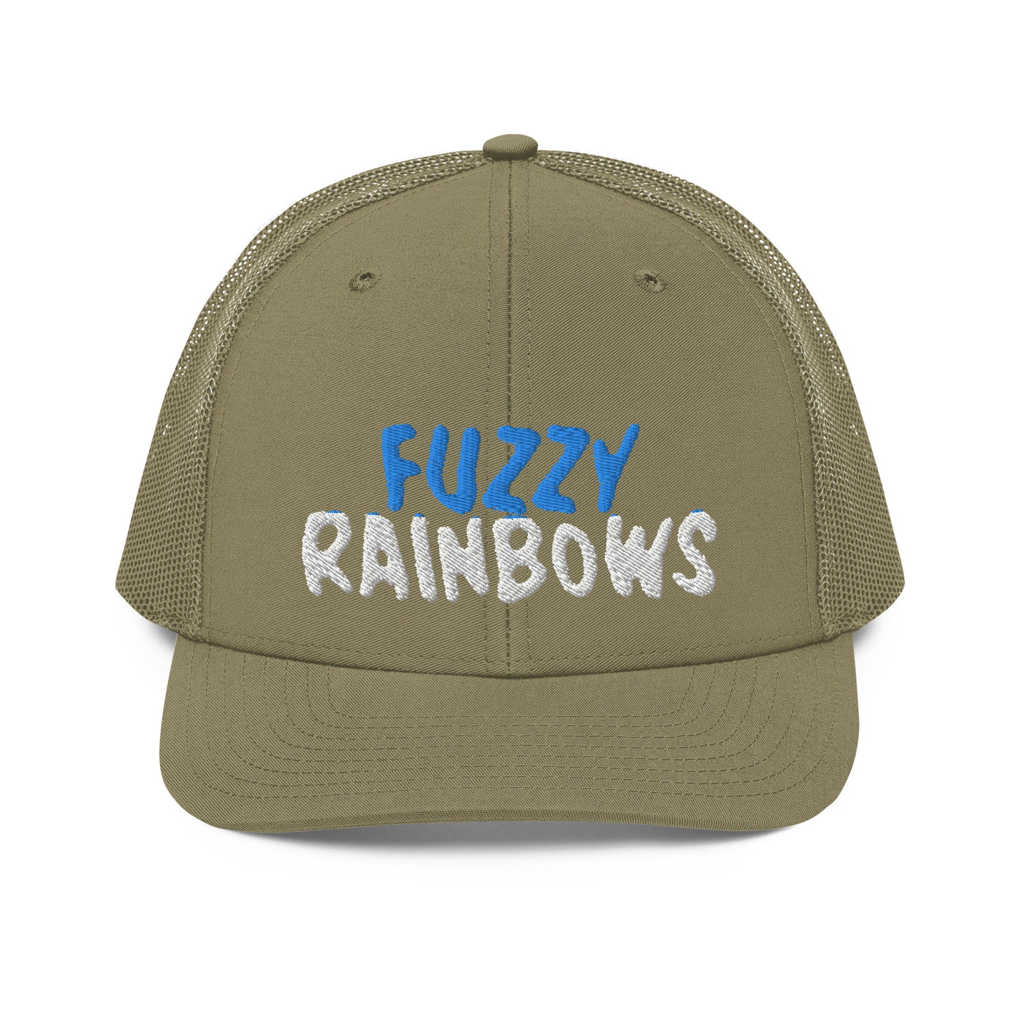 Fuzzy Rainbows Flat Embroidery | Snapback Trucker Cap | Richardson 112