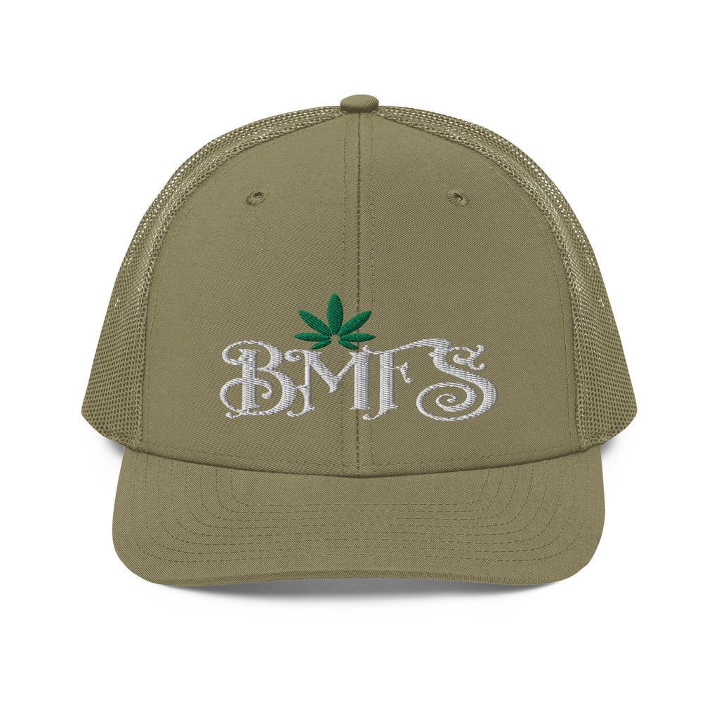 BMFS Pot Leaf | Snapback Trucker Cap | Richardson 112