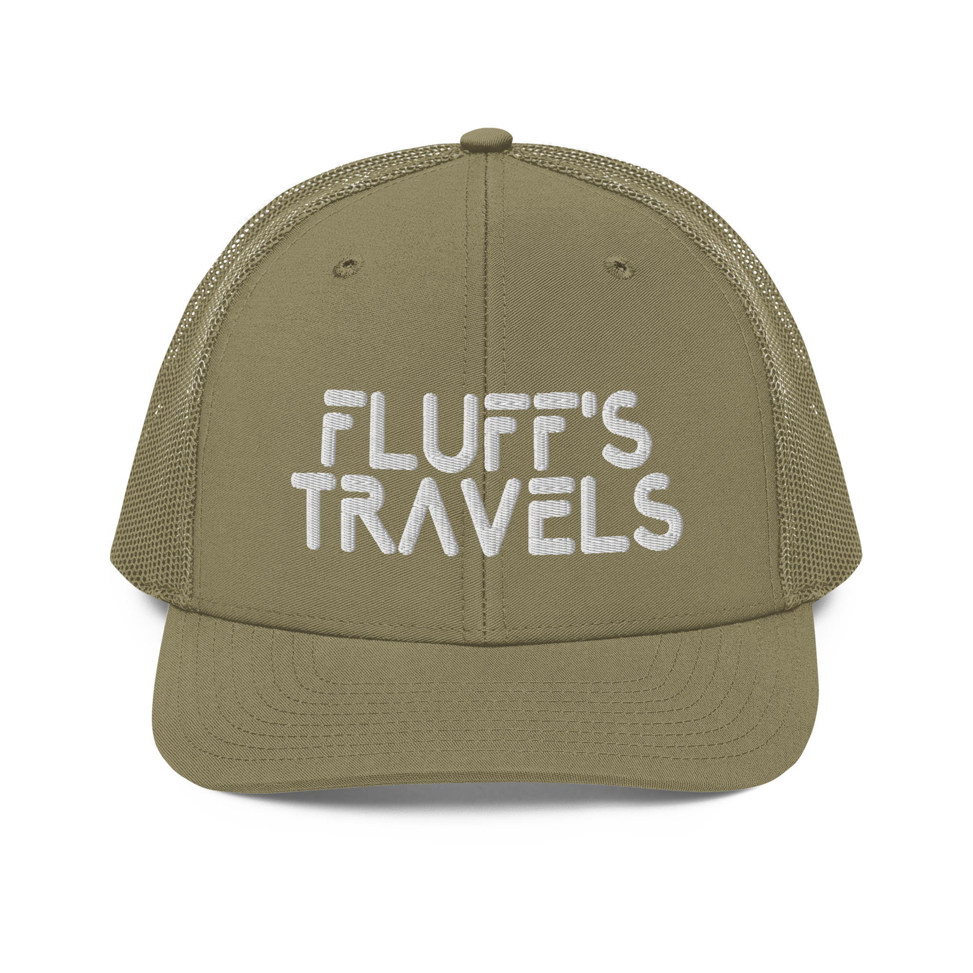 Fluffs Travels Embroidery 112 Snapback Cap