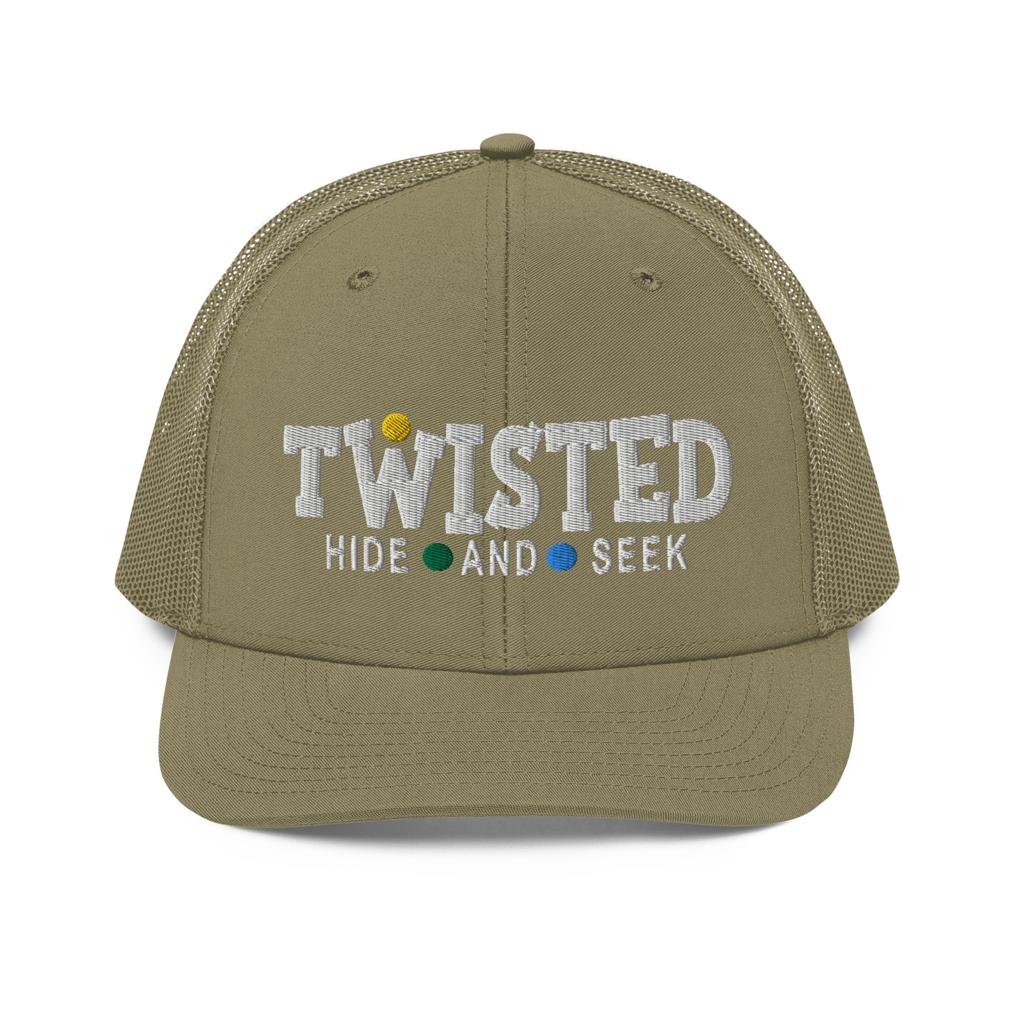 Twisted Hide And Seel | Snapback Trucker Cap | Richardson 112