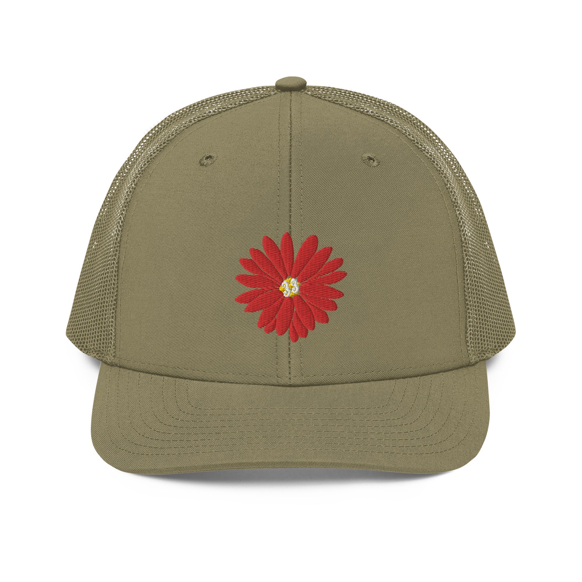 Red Daisy | Snapback Trucker Cap | Richardson 112