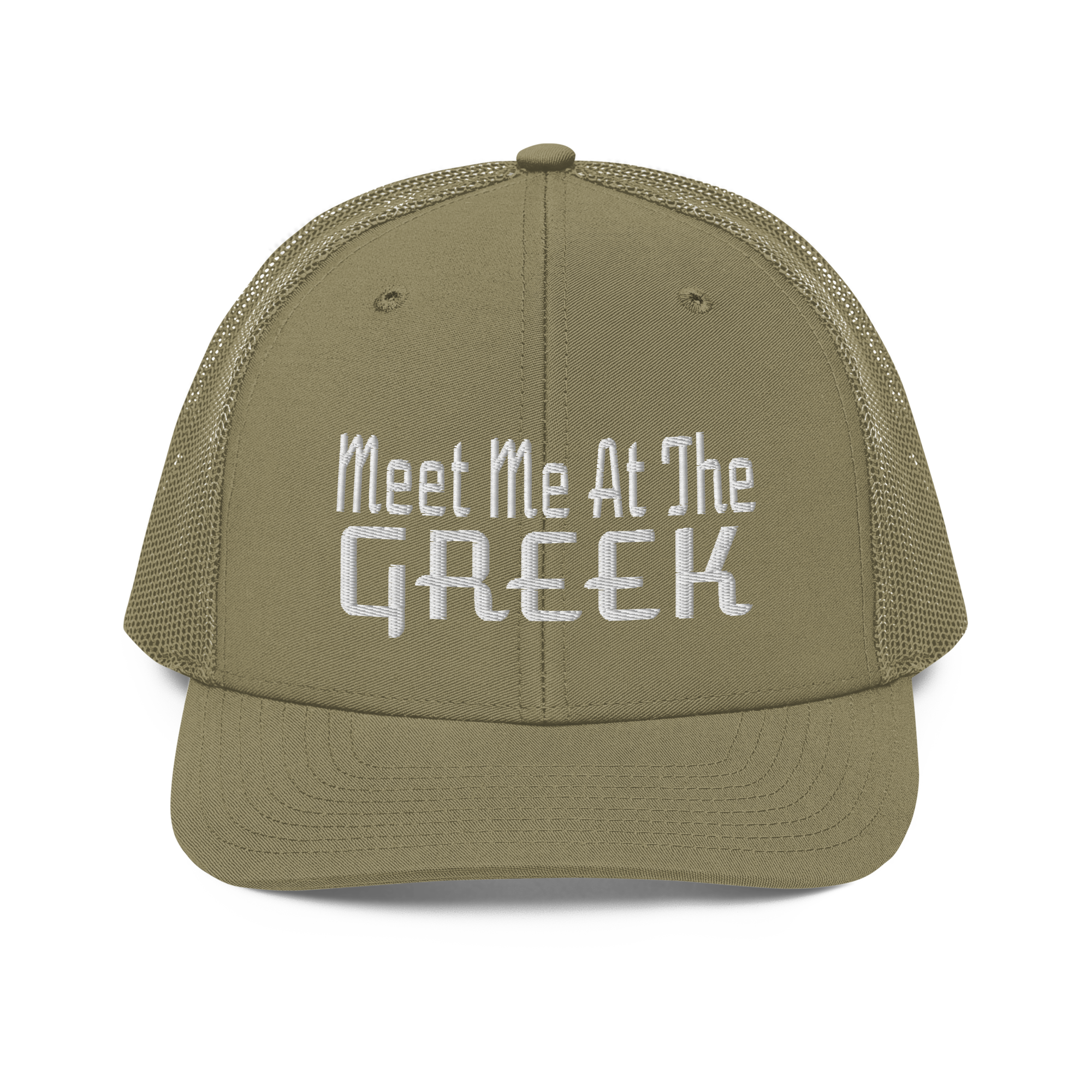 Meet Me At The Greek | Snapback Trucker Cap | Richardson 112