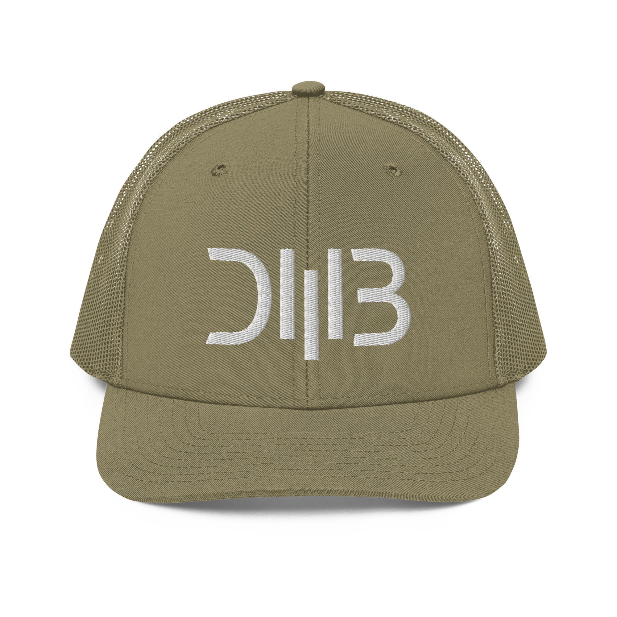 Cryptic Symbols Embroidery Trucker Cap | R112 | Dave Lot Art