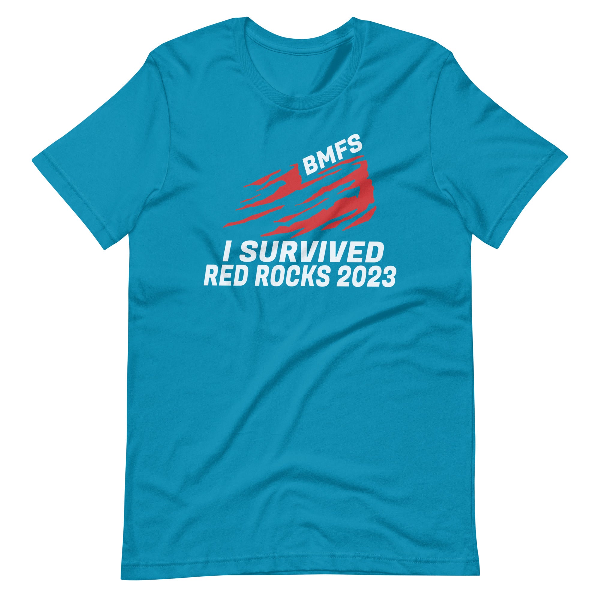 BMFS I Survived Red Rocks 2023 Bella + Canvas Premium Cotton | 33 BMFS THE GOAT