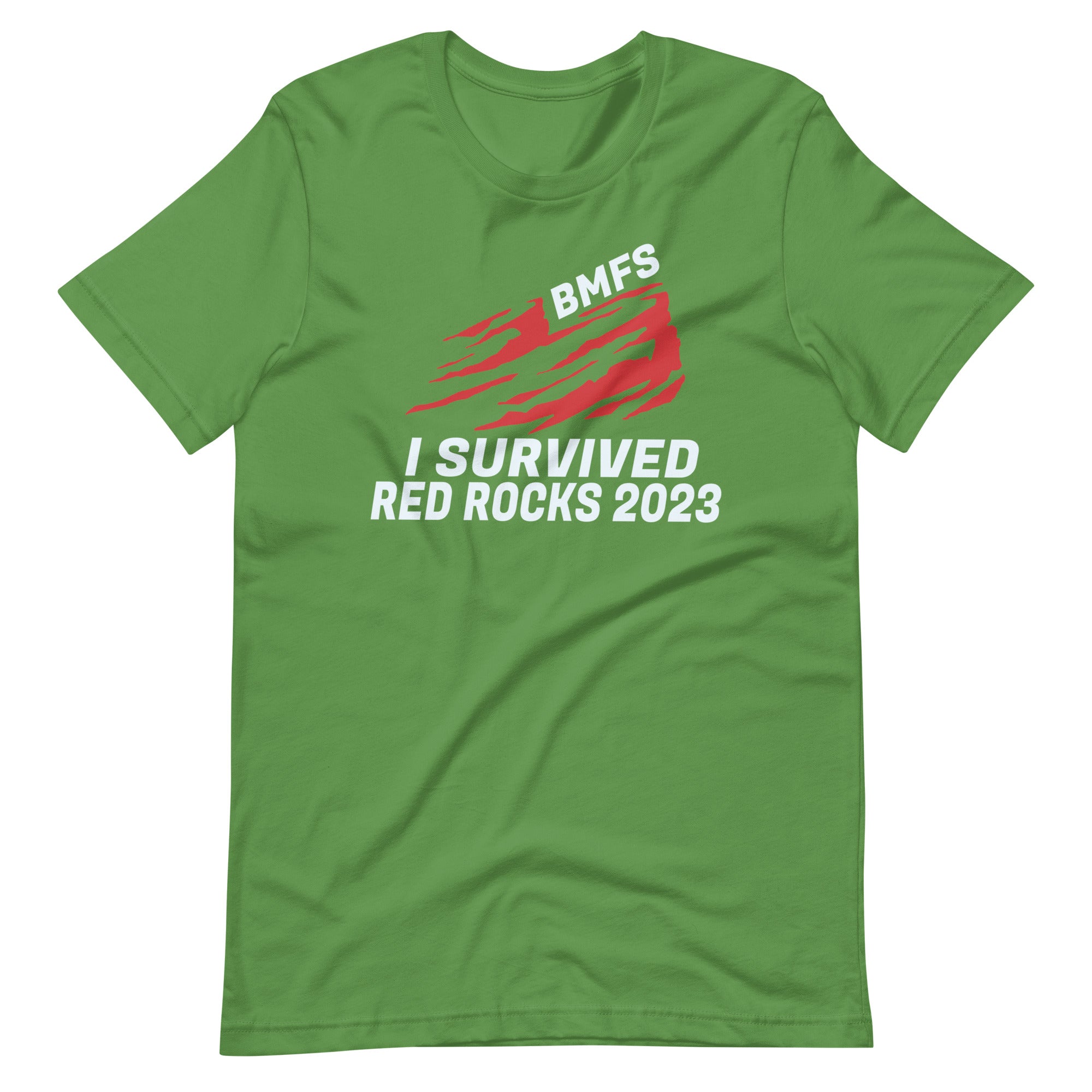 BMFS I Survived Red Rocks 2023 Bella + Canvas Premium Cotton | 33 BMFS THE GOAT