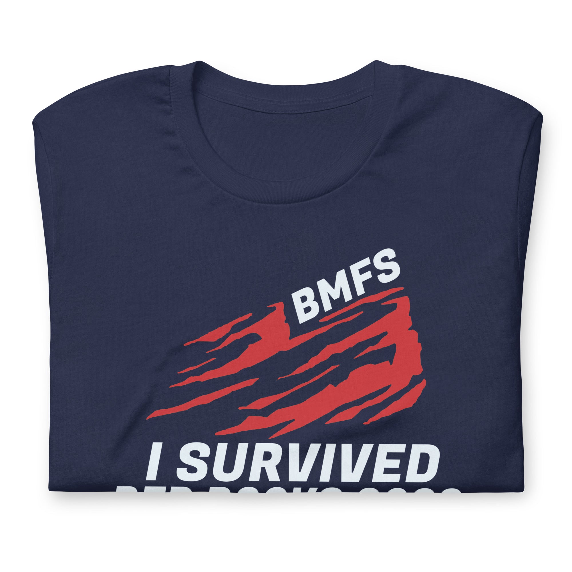 BMFS I Survived Red Rocks 2023 Bella + Canvas Premium Cotton | 33 BMFS THE GOAT