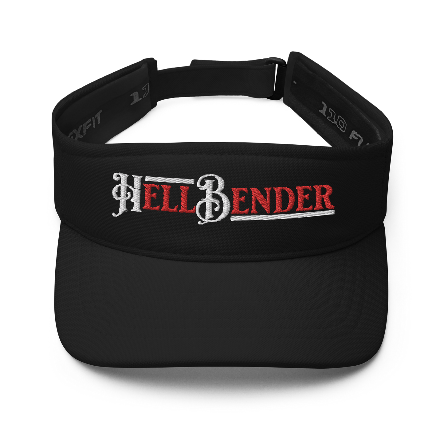 Hell Bender | Flat Embroidery | Inspired Strings Art Cap | Lot Style Visor | Bluegrass Band Swag