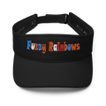 Fuzzy Rainbows | Flat Embroidery | Inspired Strings Art Cap | Lot Style Visor | Bluegrass Band Swag