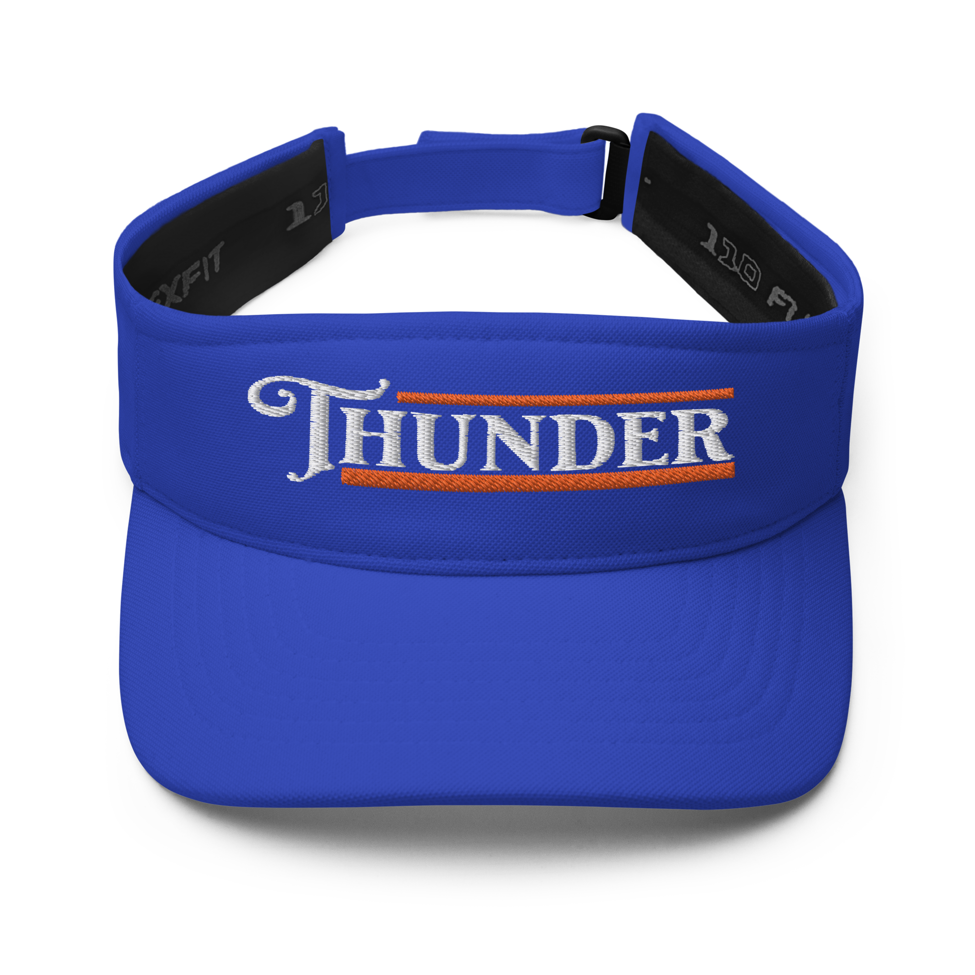 Thunder | Flat Embroidery | Inspired Strings Art Cap | Lot Style Visor | Bluegrass Band Swag