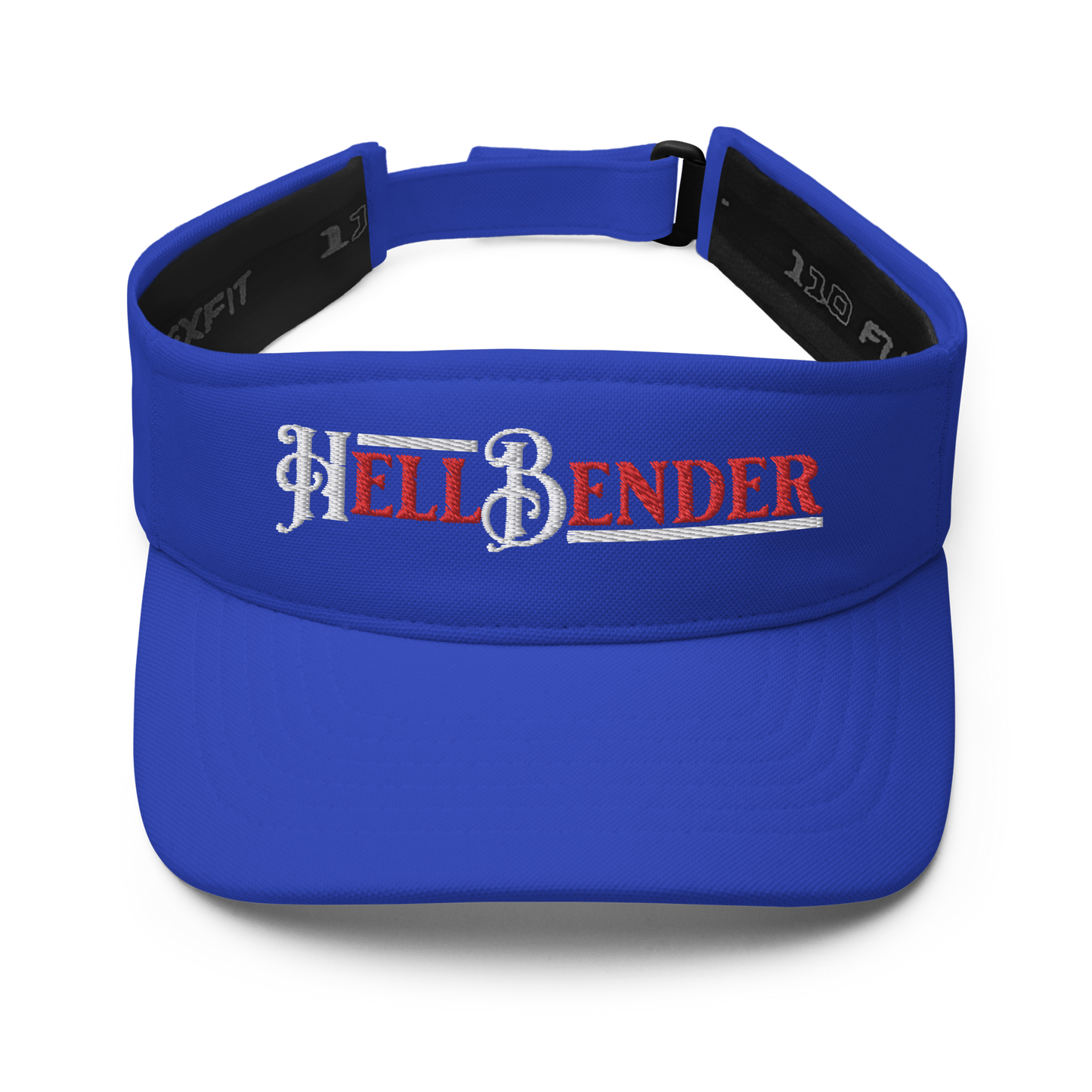 Hell Bender | Flat Embroidery | Inspired Strings Art Cap | Lot Style Visor | Bluegrass Band Swag