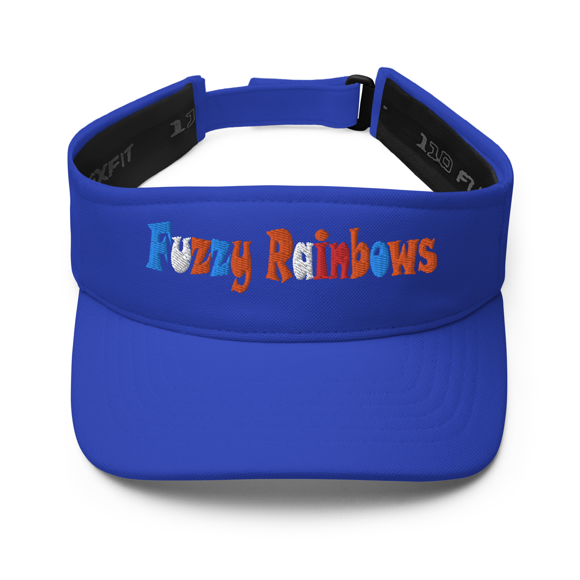 Fuzzy Rainbows | Flat Embroidery | Inspired Strings Art Cap | Lot Style Visor | Bluegrass Band Swag