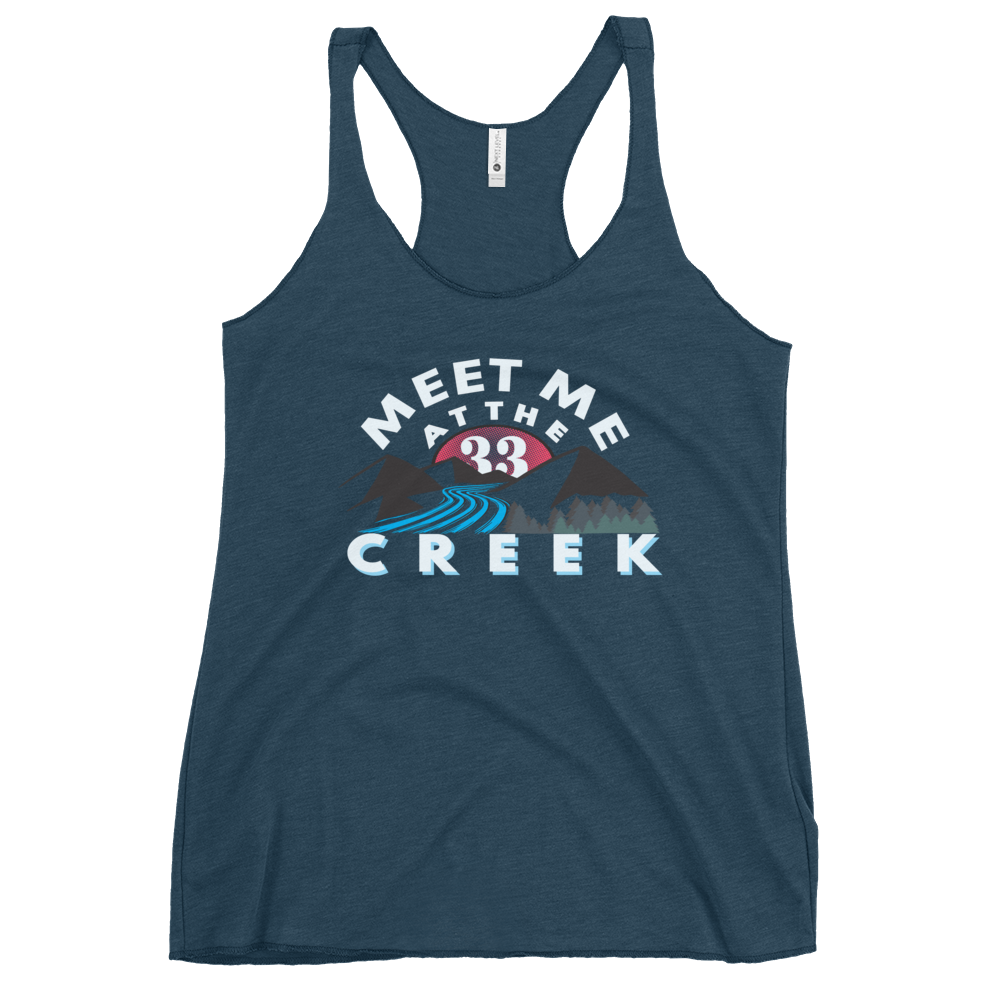 Meet Me At The Creek | Women's Racerback Tank | BMFS 33 | Ladies Top