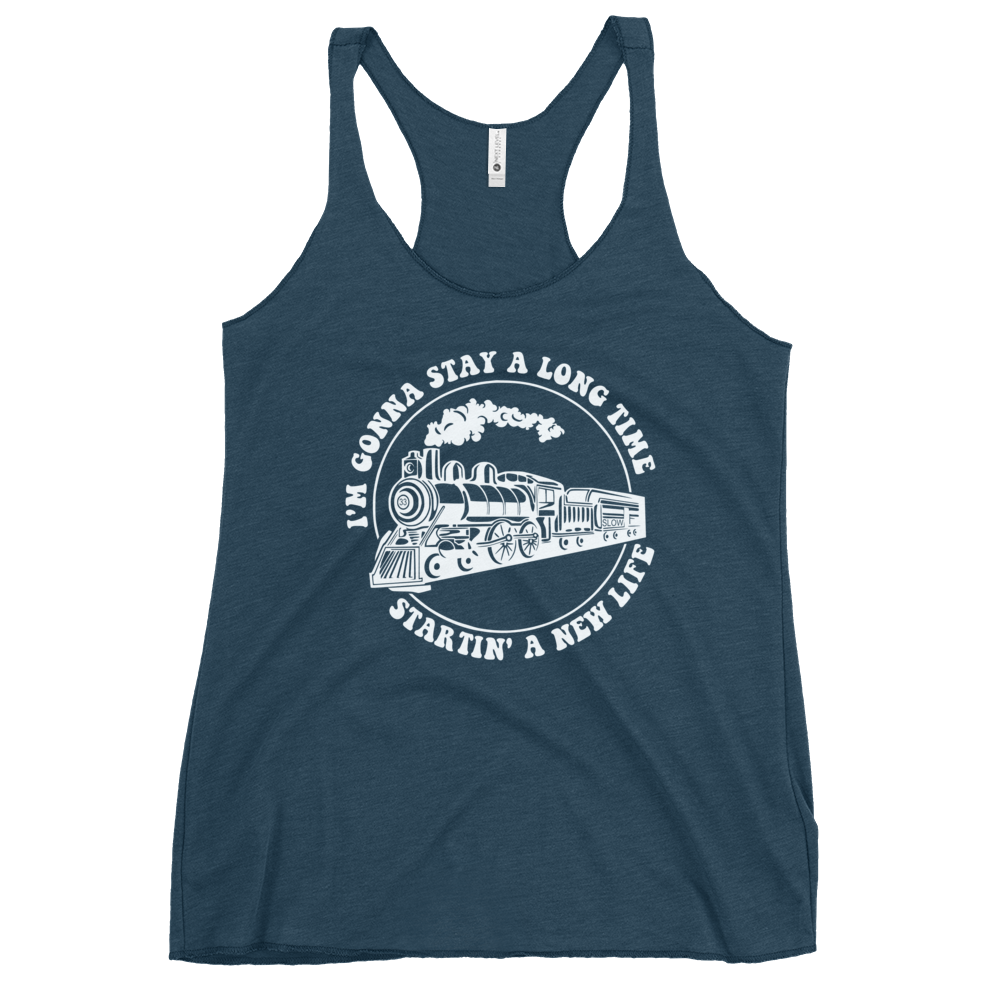 Slow Train | Women's Racerback Tank | BMFS 33 | Ladies Top