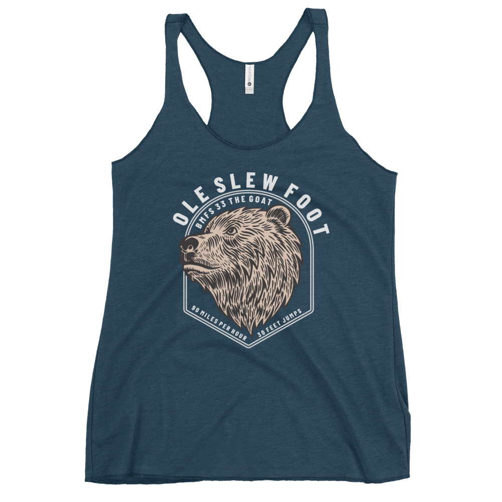 Ole Slew Foot | Women's Racerback Tank | BMFS 33 | Ladies Top