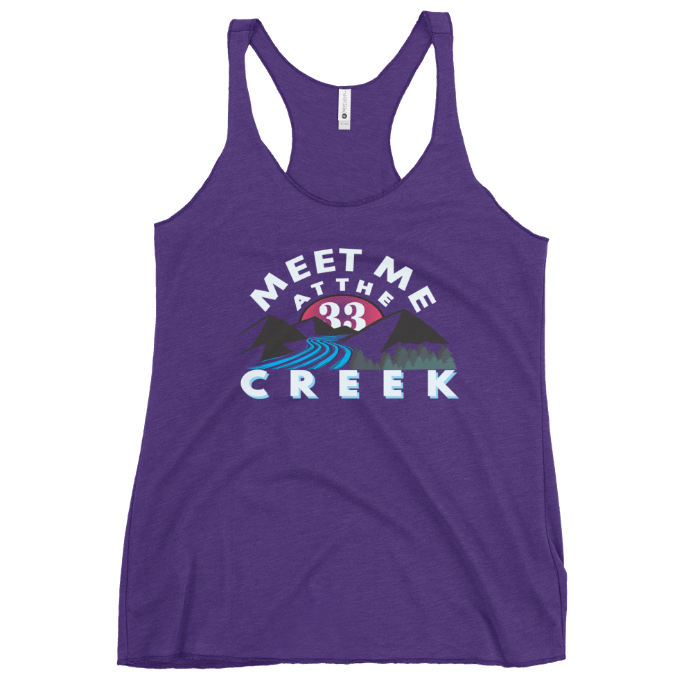 Meet Me At The Creek | Women's Racerback Tank | BMFS 33 | Ladies Top