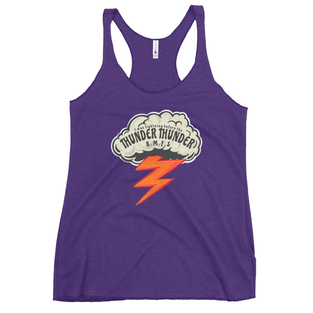Thunder | Women's Racerback Tank | BMFS 33 | Ladies Top