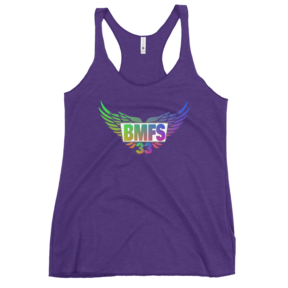 BMFS 33 Wing  | Women's Racerback Tank | BMFS 33 | Ladies Top