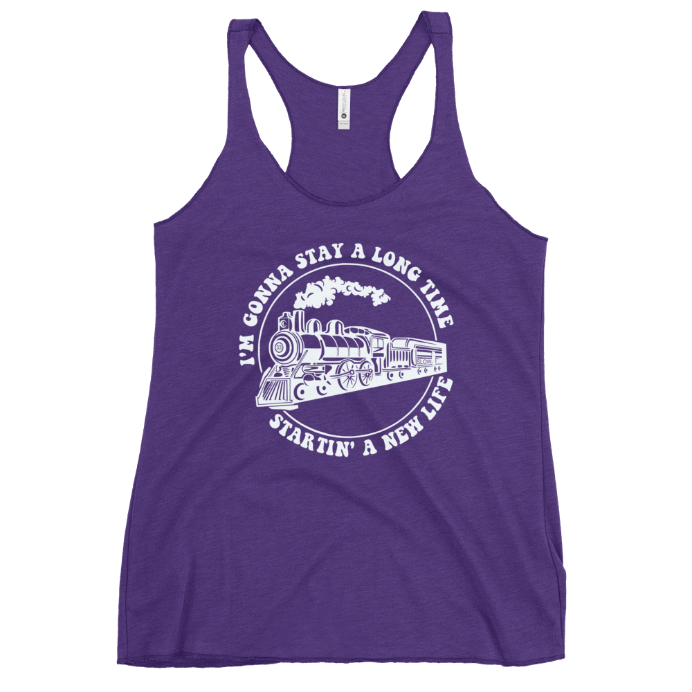 Slow Train | Women's Racerback Tank | BMFS 33 | Ladies Top
