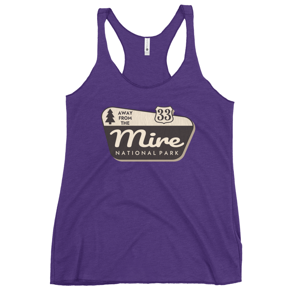 Away From The Mire Park | Women's Racerback Tank | BMFS 33 | Ladies Top